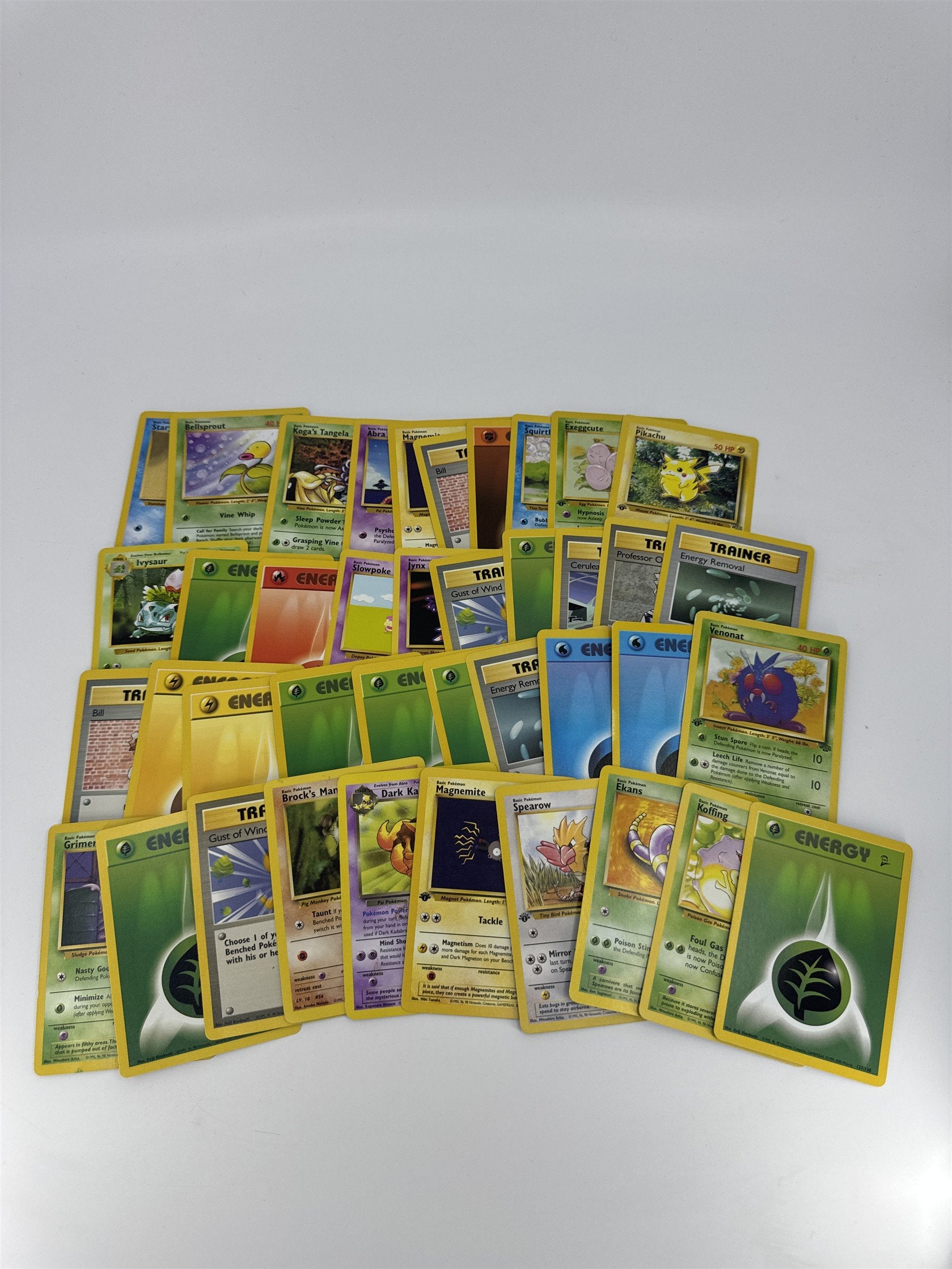 Lot of 40 Random Assorted Pokemon Playing Cards Vintage 1999 (As Pictured)