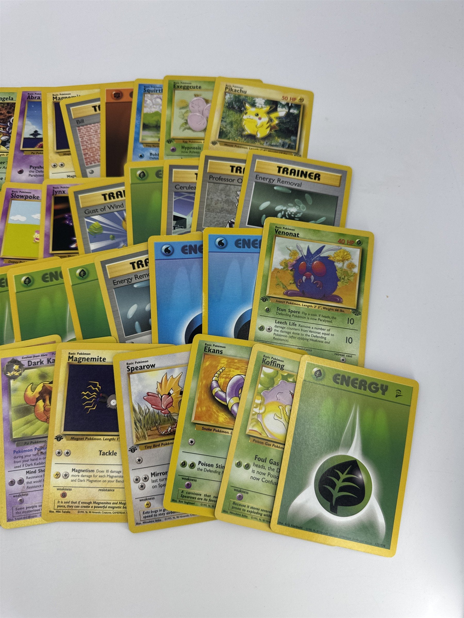 Lot of 40 Random Assorted Pokemon Playing Cards Vintage 1999 (As Pictured)