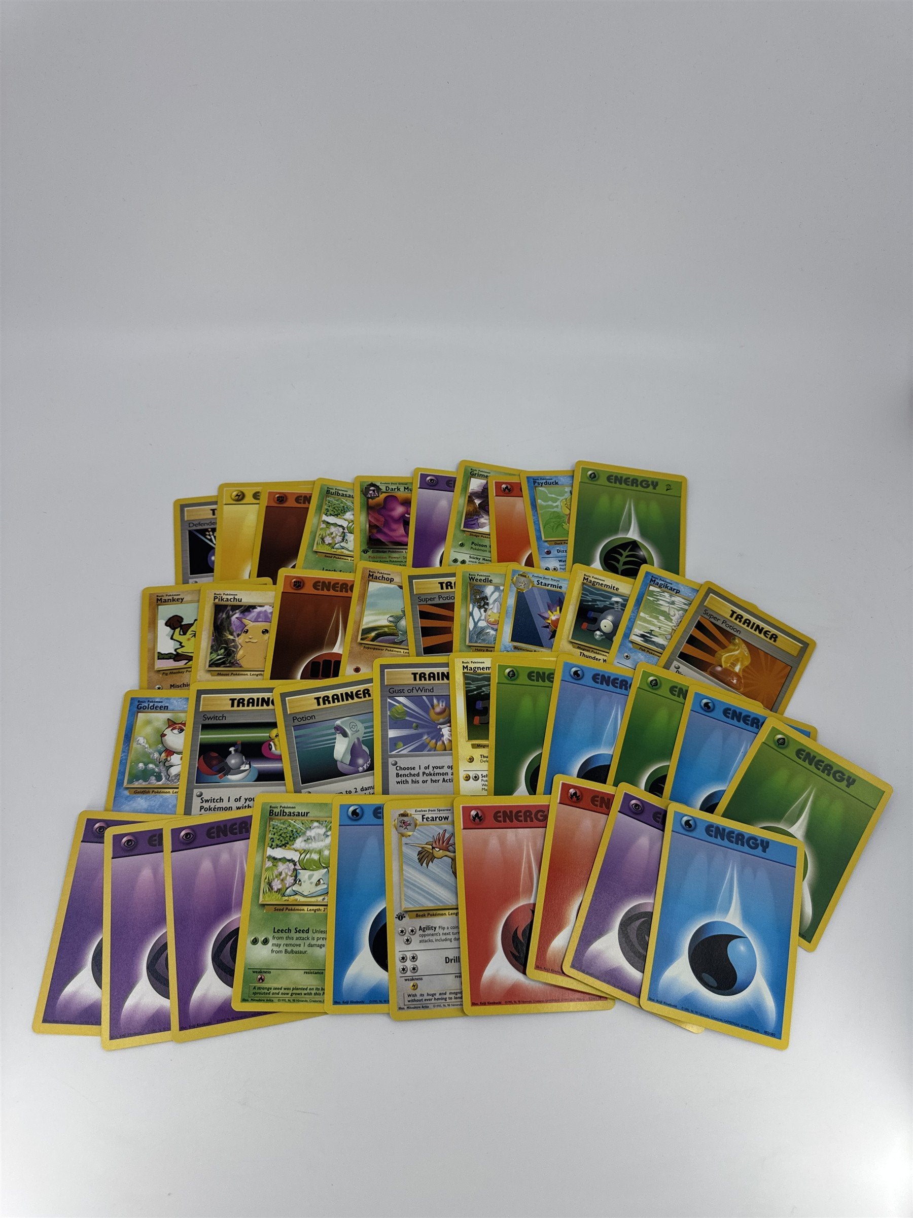 Lot of 40 Random Assorted Pokemon Playing Cards Vintage 1999 (As Pictured)
