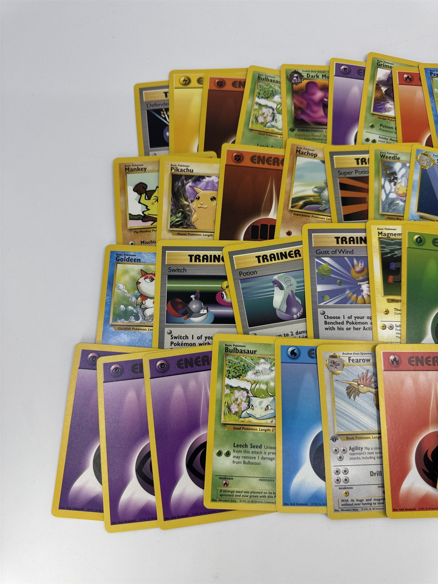 Lot of 40 Random Assorted Pokemon Playing Cards Vintage 1999 (As Pictured)