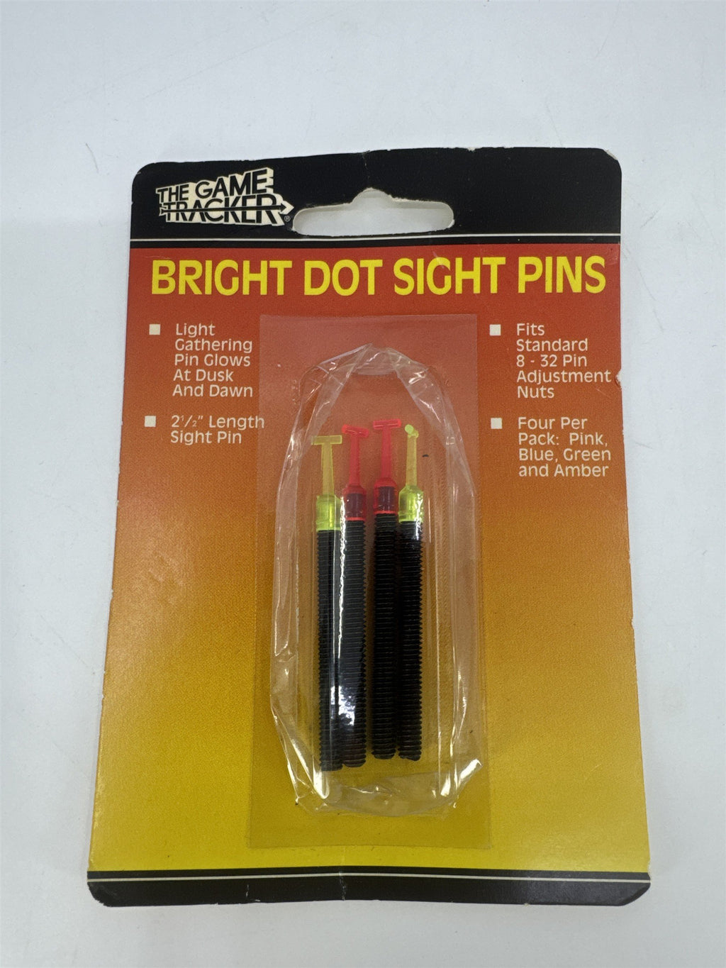 The Game Tracker Bright Dot Sight Pins Archery Set Of 4