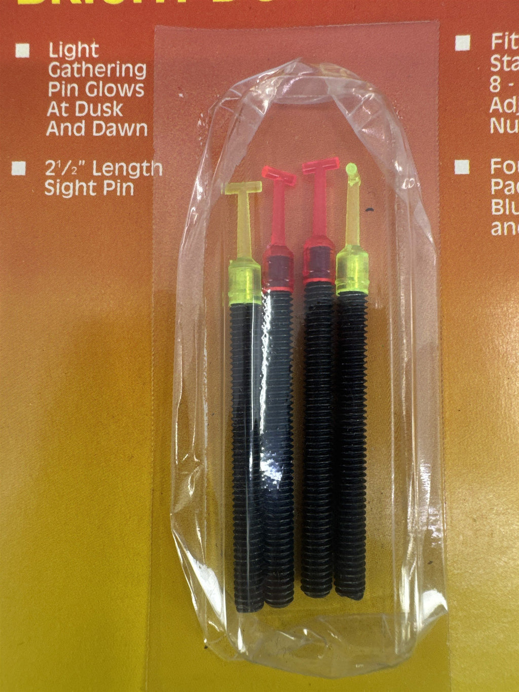 The Game Tracker Bright Dot Sight Pins Archery Set Of 4