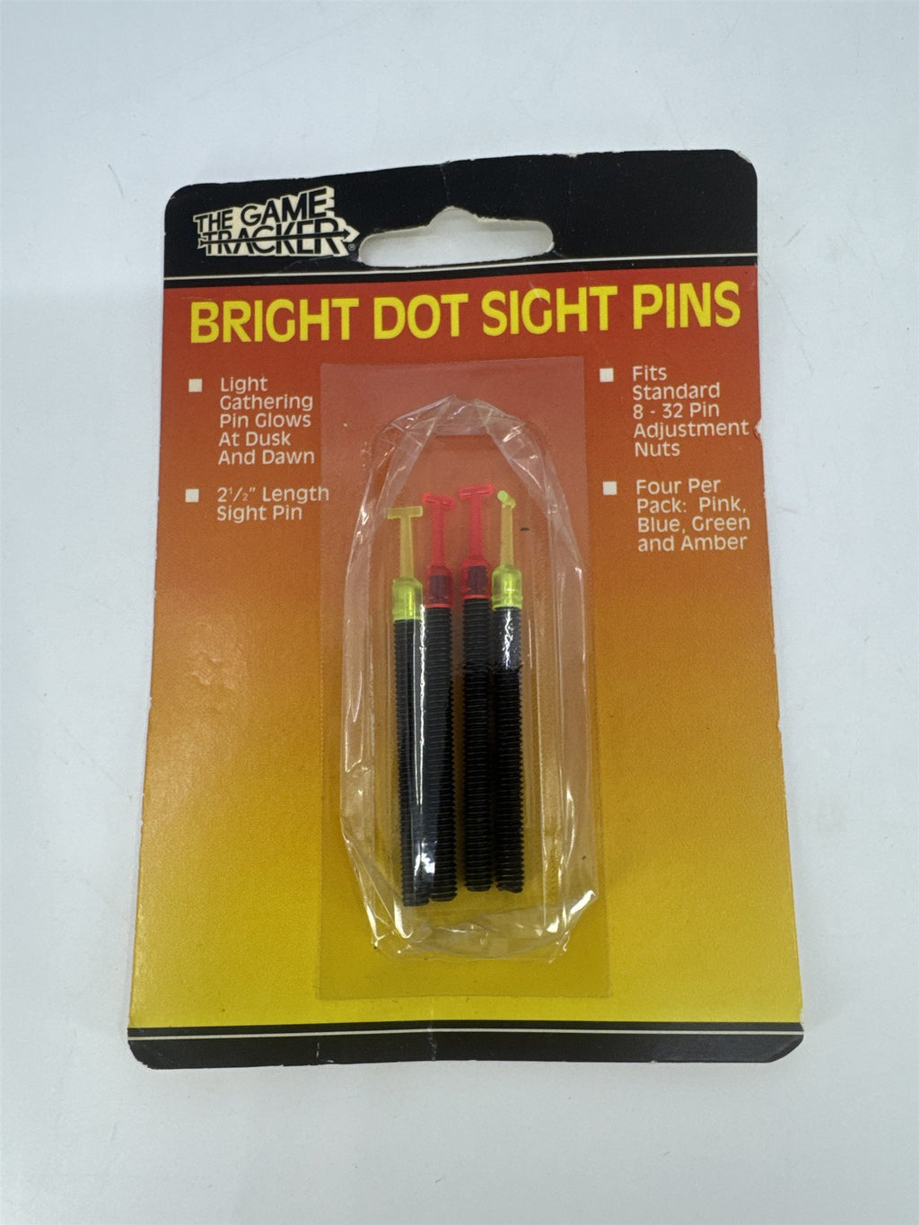 The Game Tracker Bright Dot Sight Pins Archery Set Of 4