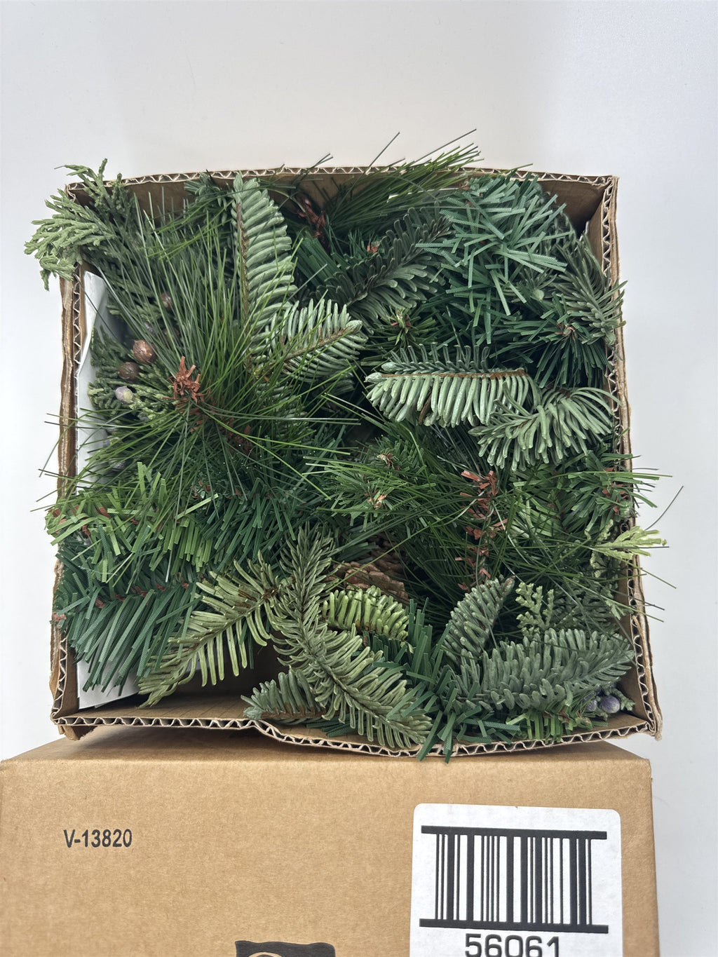 Home Interiors Artificial Foliage Pine Wreath Greenery 56061 Christmas Decor NIB