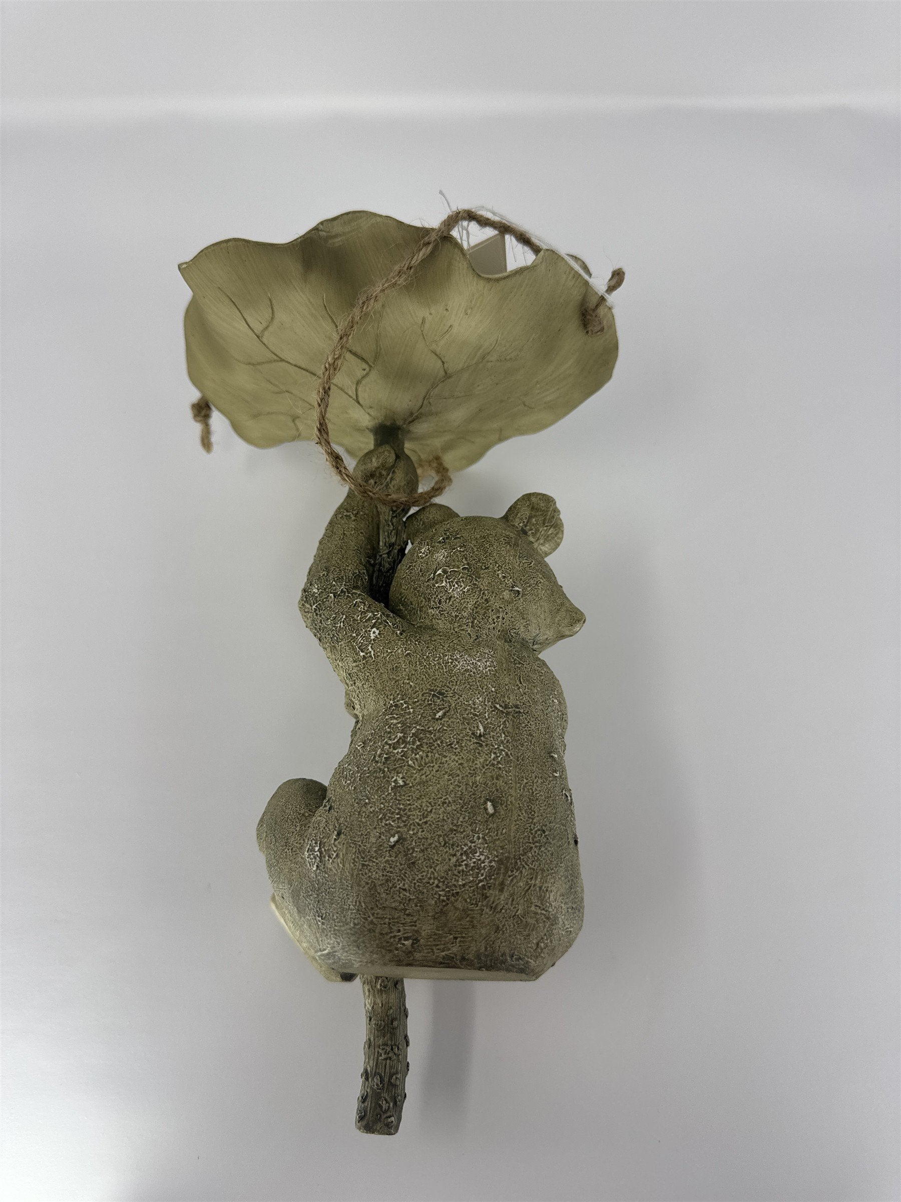 Vintage Home Interiors 69003 Frog Climbing Lily Pad Hanging Planter Decor Resin