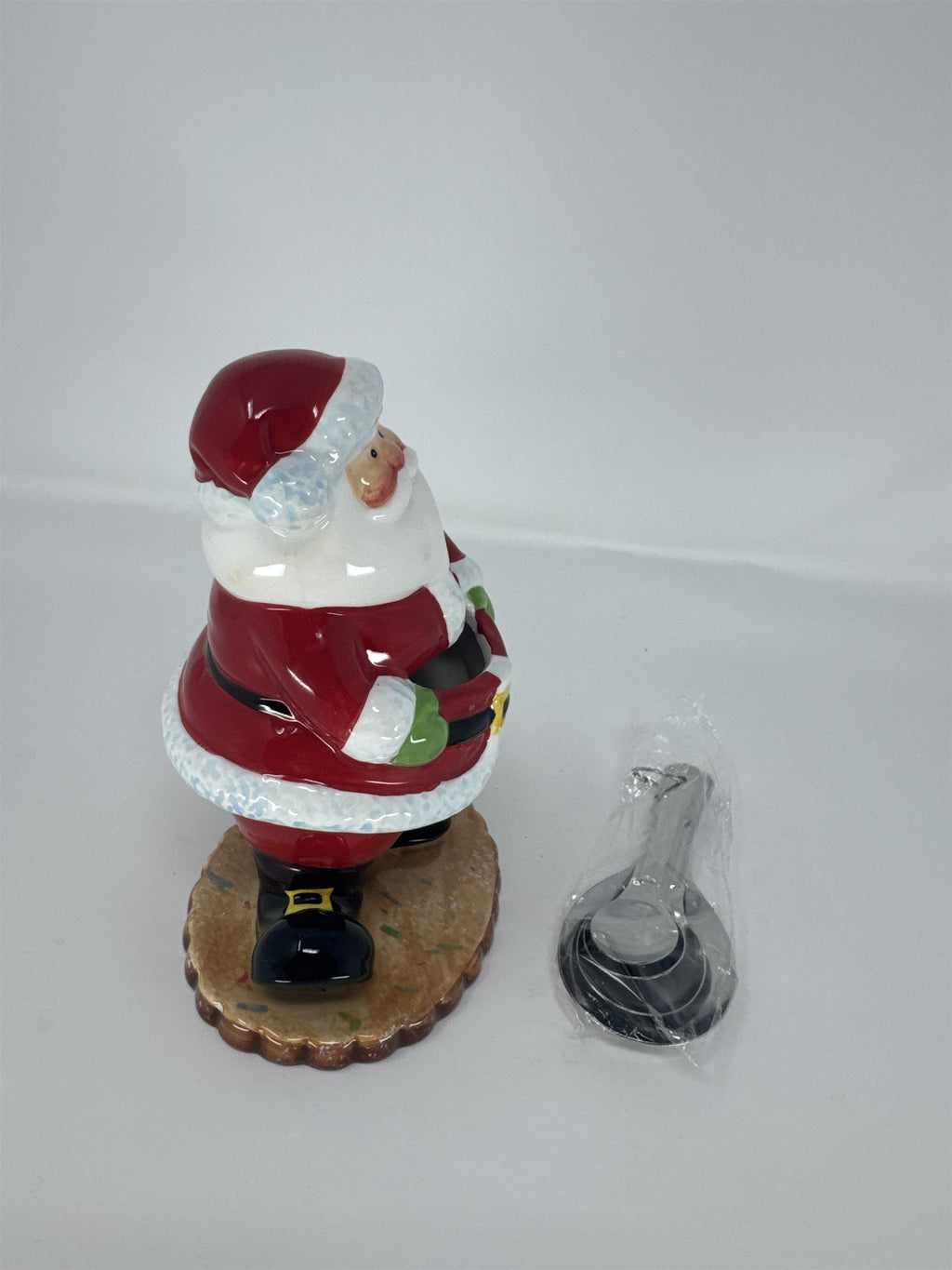 Home Interiors Santa Measuring Spoon Holder Set 59118 Christmas Ceramic