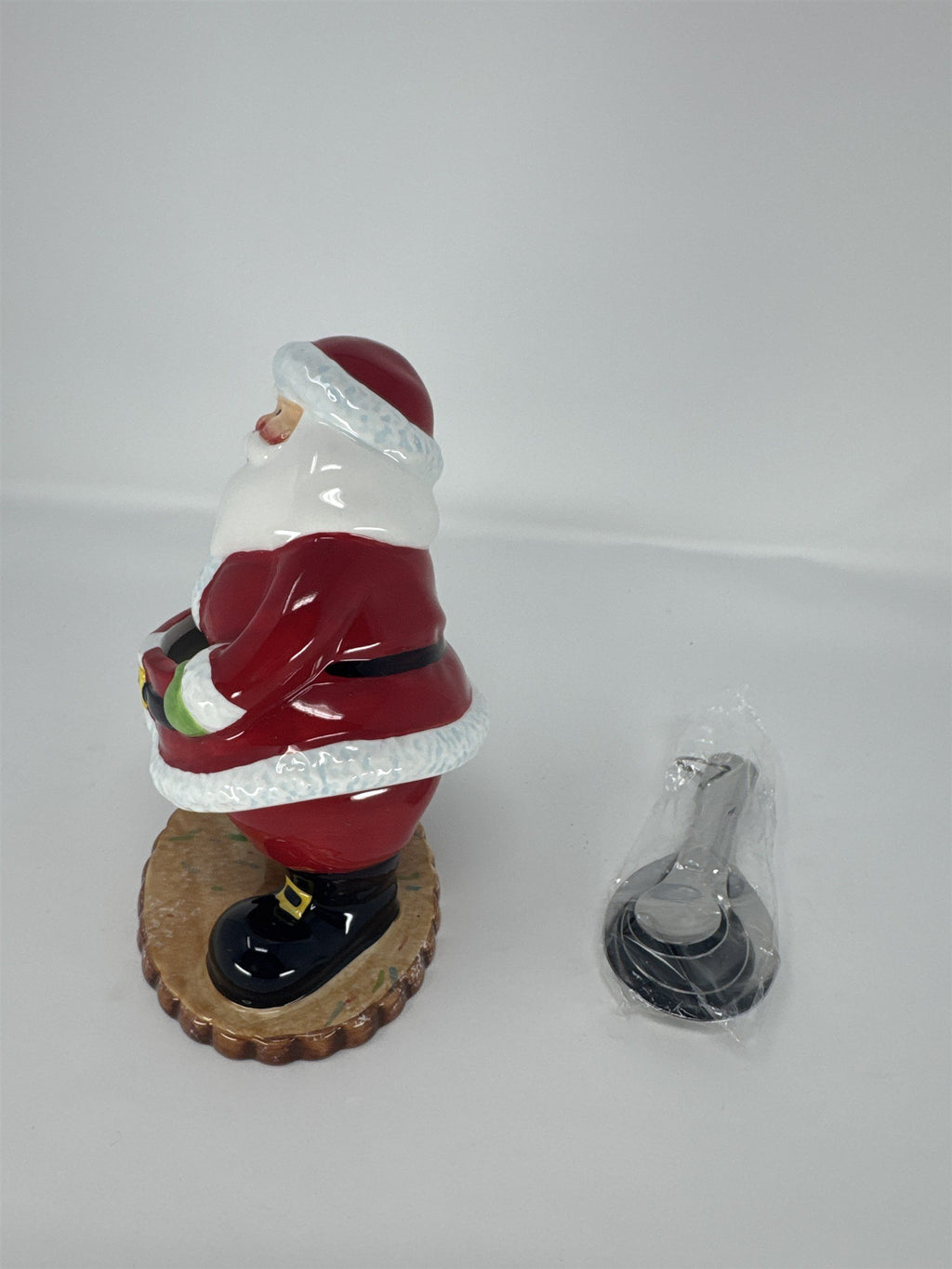 Home Interiors Santa Measuring Spoon Holder Set 59118 Christmas Ceramic