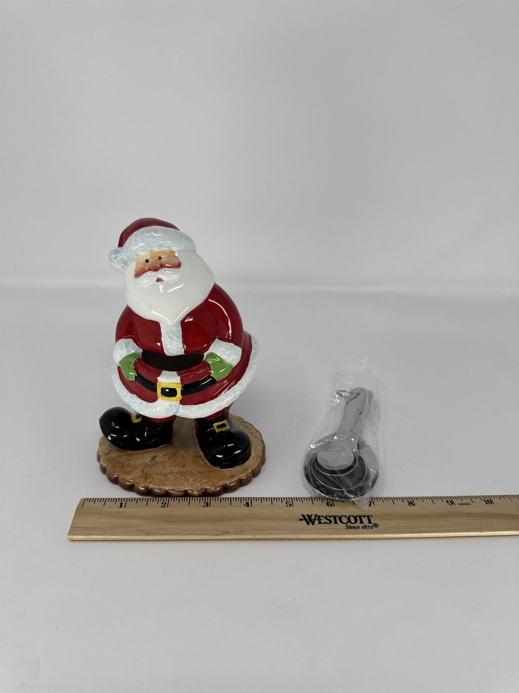 Home Interiors Santa Measuring Spoon Holder Set 59118 Christmas Ceramic