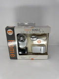 RadioShack Home Touch Bundle Mini Fan Illuminated Mirror Pocket Light 630-0337