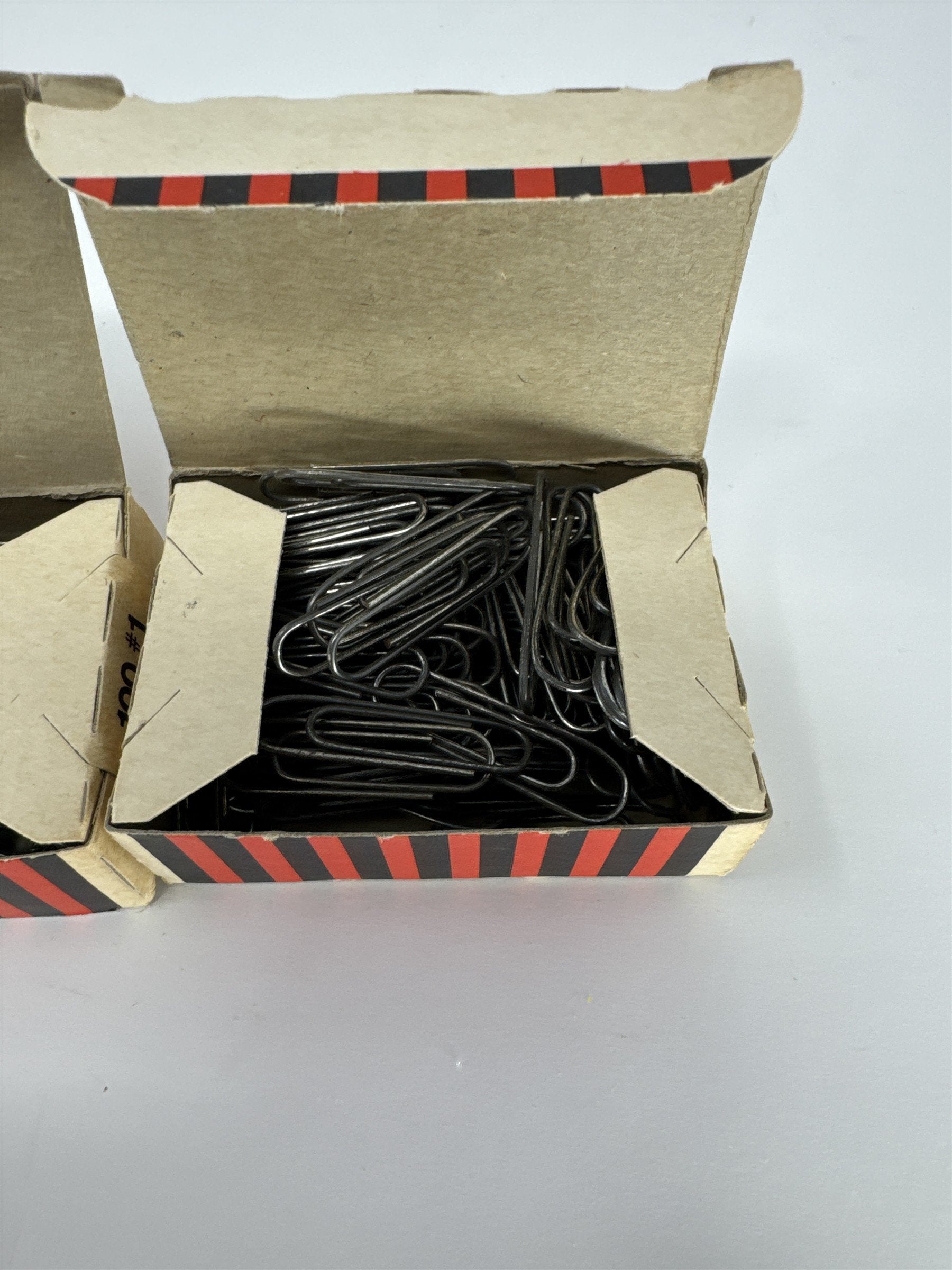 Vintage Acco Monarch Paper Clips Gem Pattern Type I Size 1 Large Wire