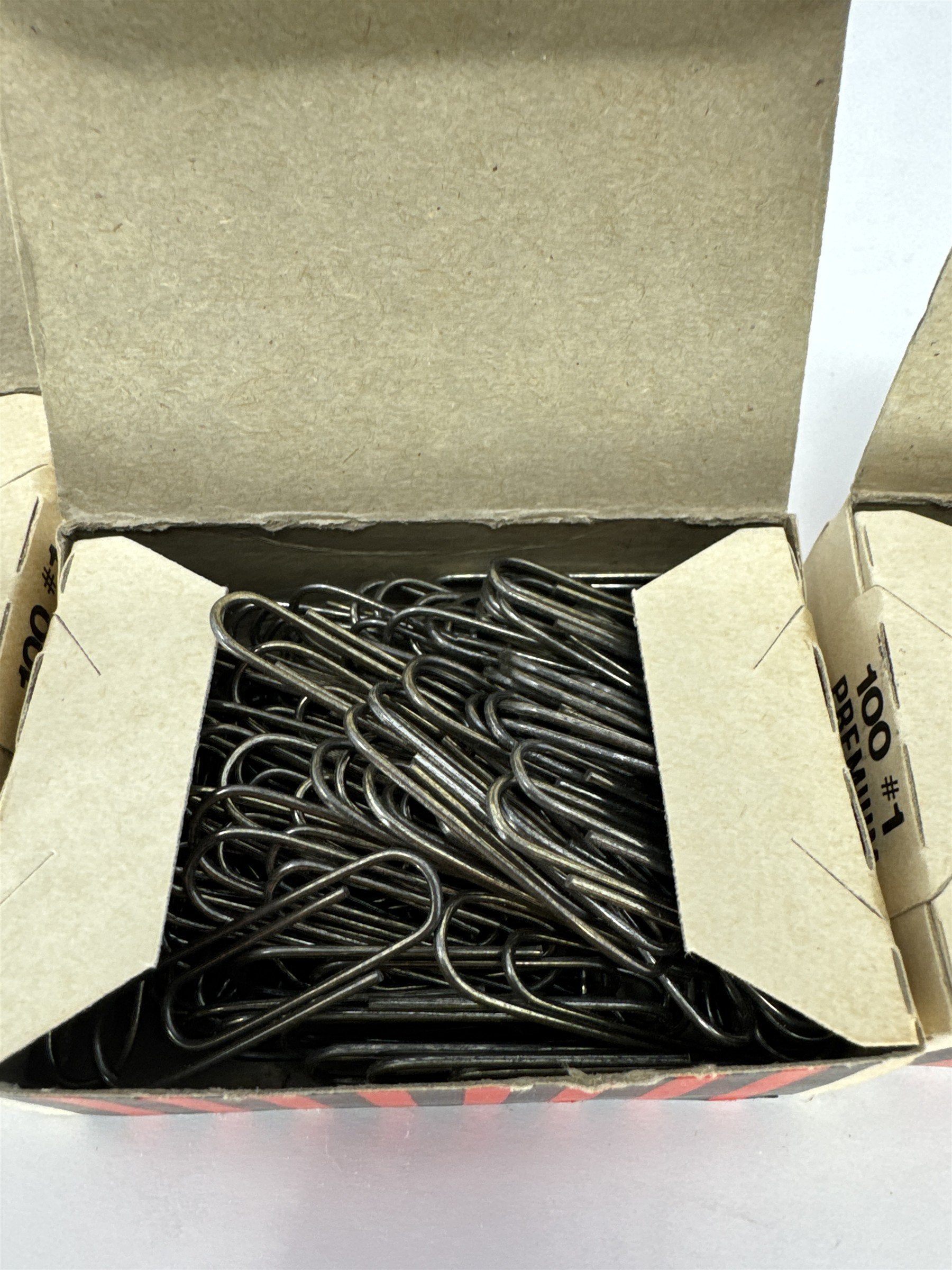 Vintage Acco Monarch Paper Clips Gem Pattern Type I Size 1 Large Wire