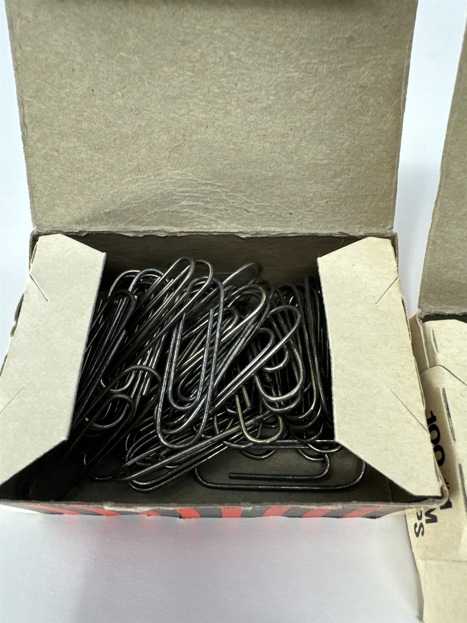 Vintage Acco Monarch Paper Clips Gem Pattern Type I Size 1 Large Wire