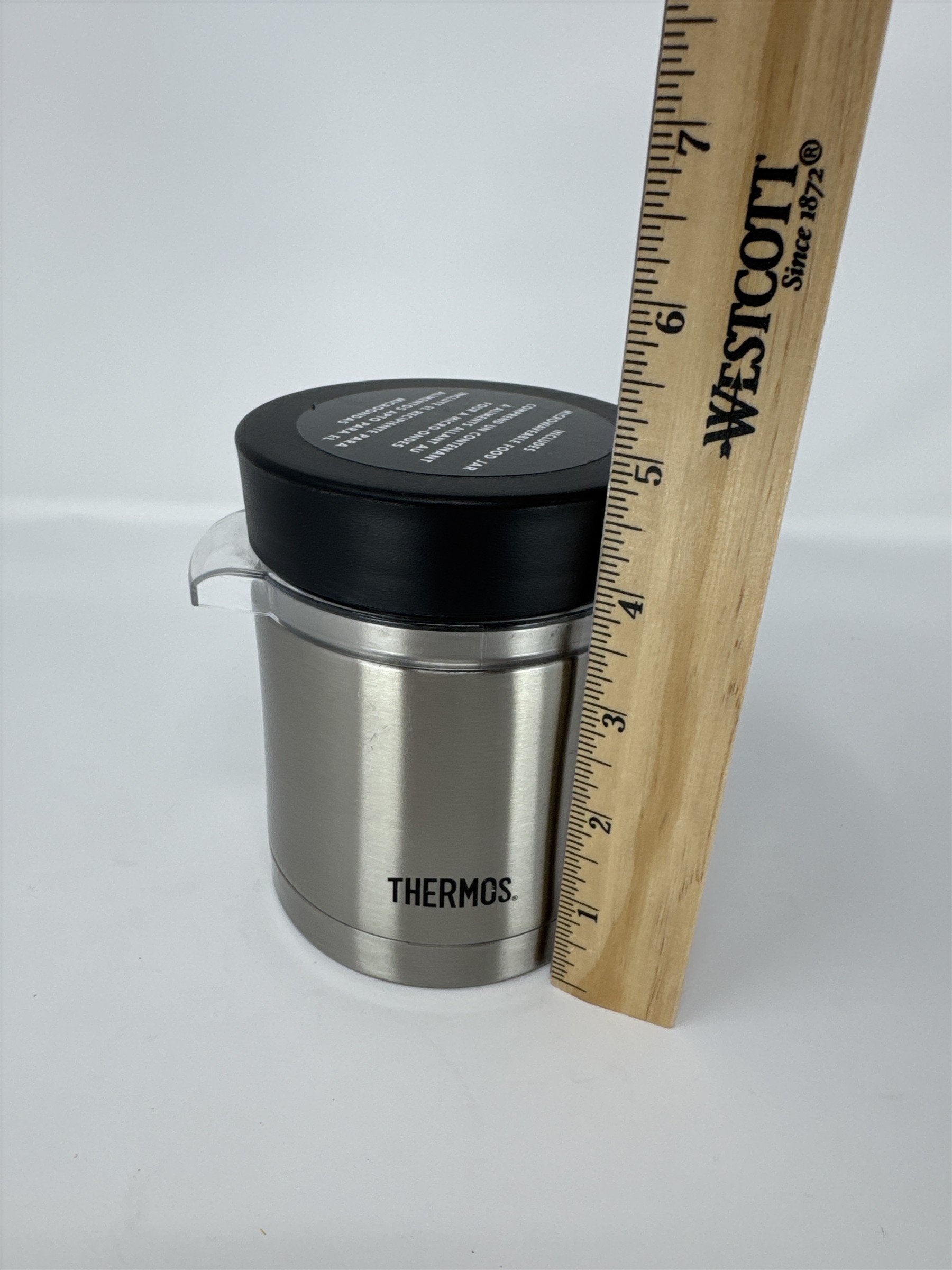 Thermos 12oz Food Jar Vacuum Insulated Stainless Steel Microwaveable Insert
