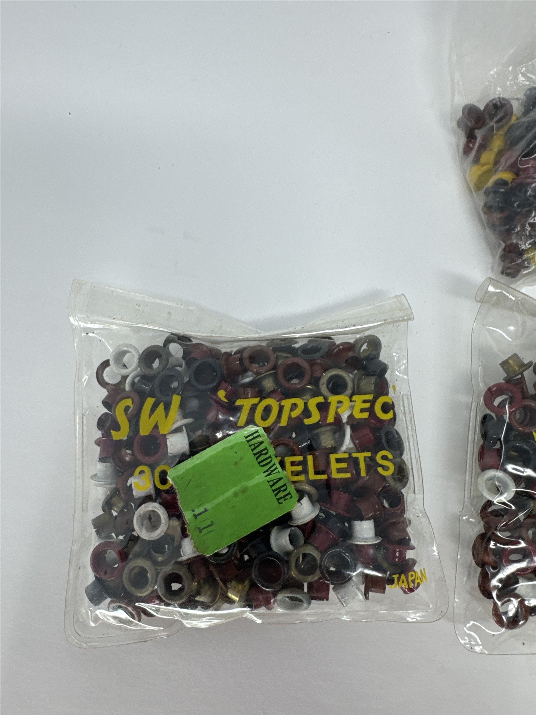 Vintage SW Topspec Eyelets Japan Multi Color Mixed Lot