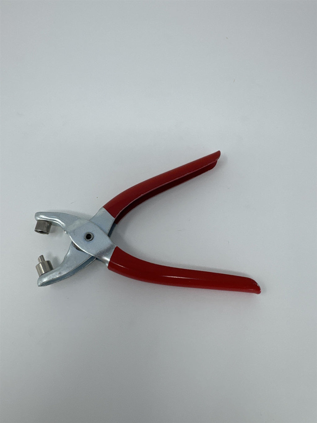 Vintage SW Japan Eyelet Punch Plier Tool Heavy Duty Red Metal Craft Leather