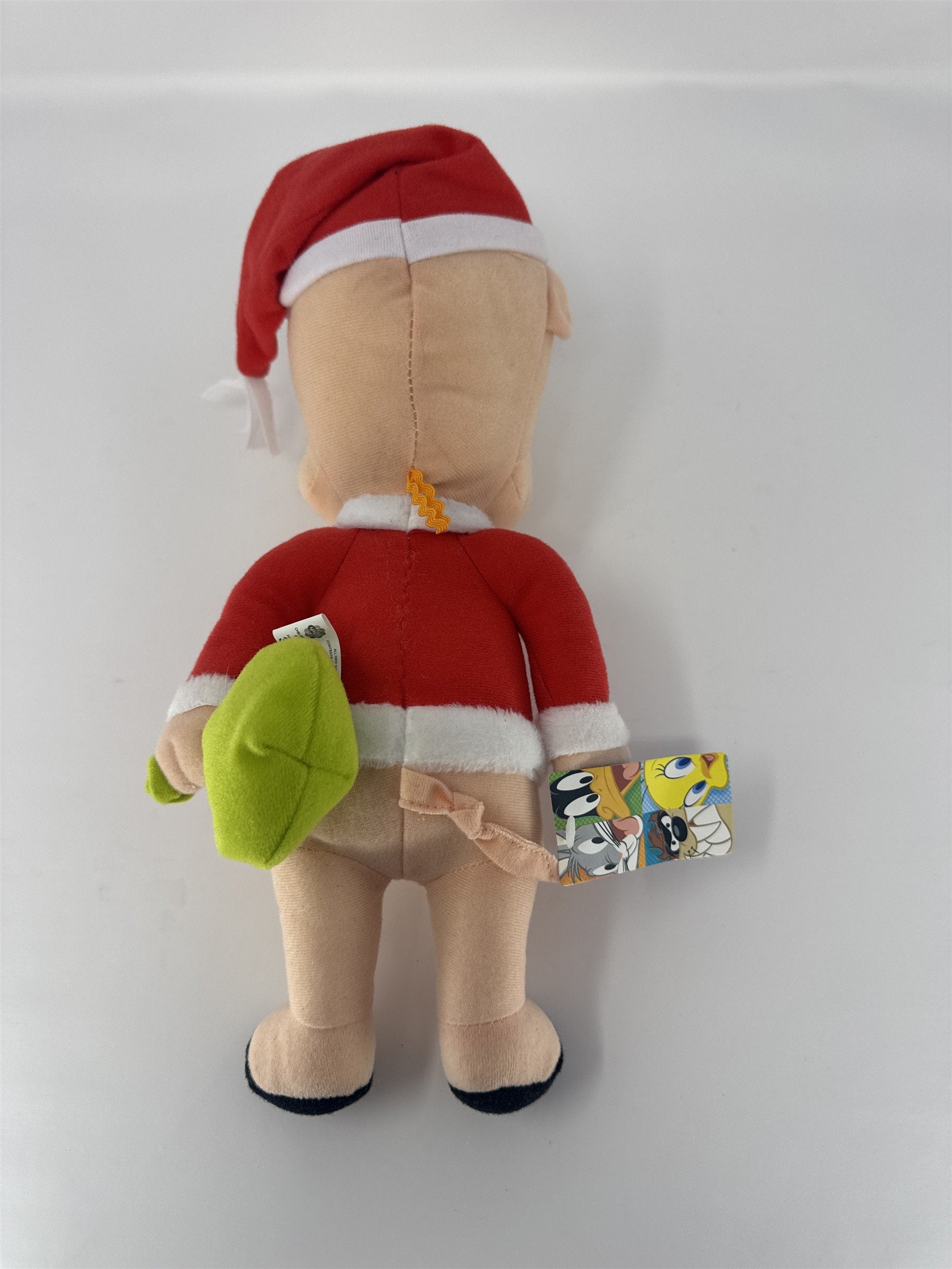 Looney Tunes Porky Pig Santa Plush Christmas Stuffed Animal Toy Nanco Gift