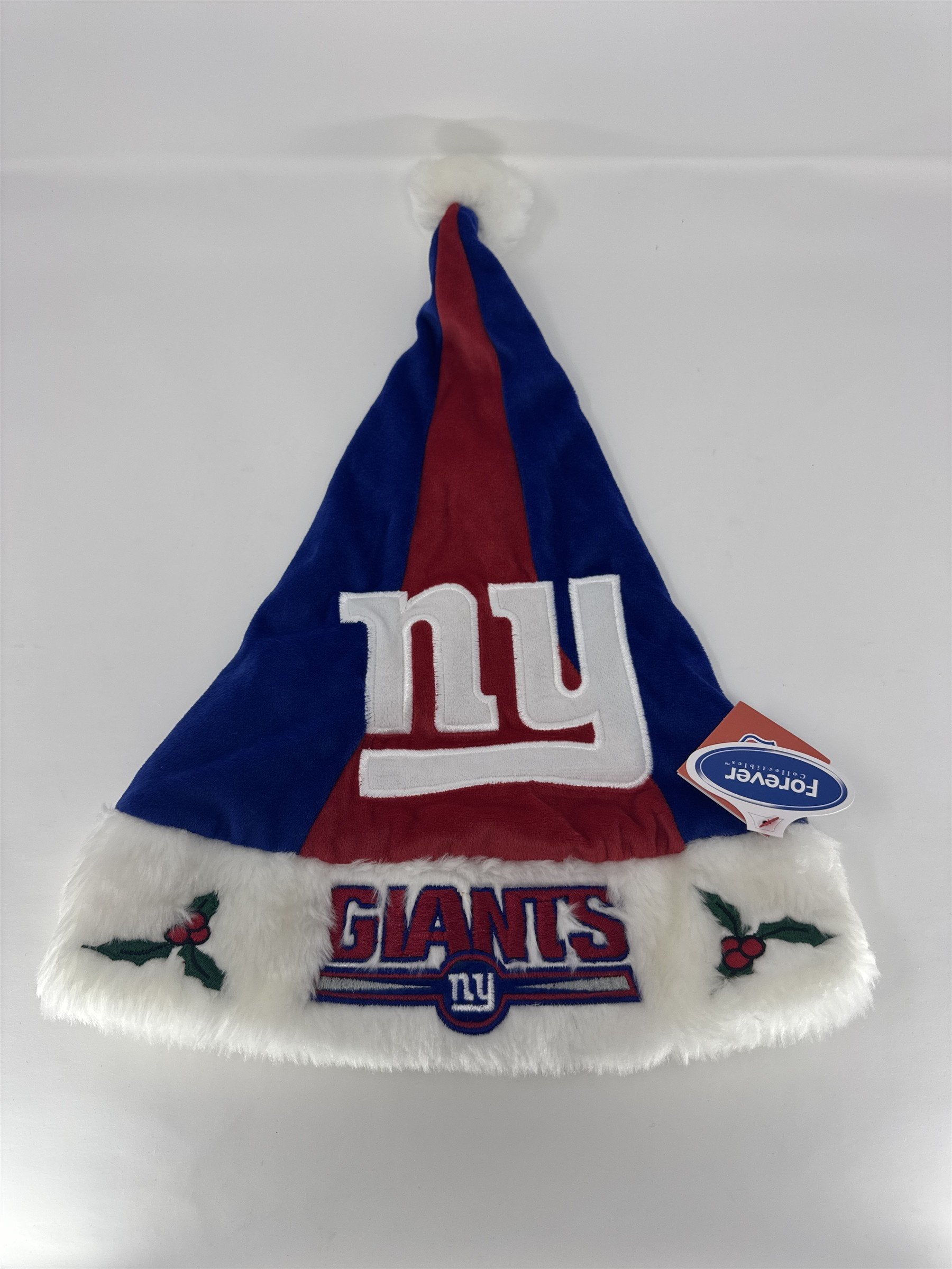 NY Giants Santa Hat 18" Forever Collectibles NFL Christmas Gift