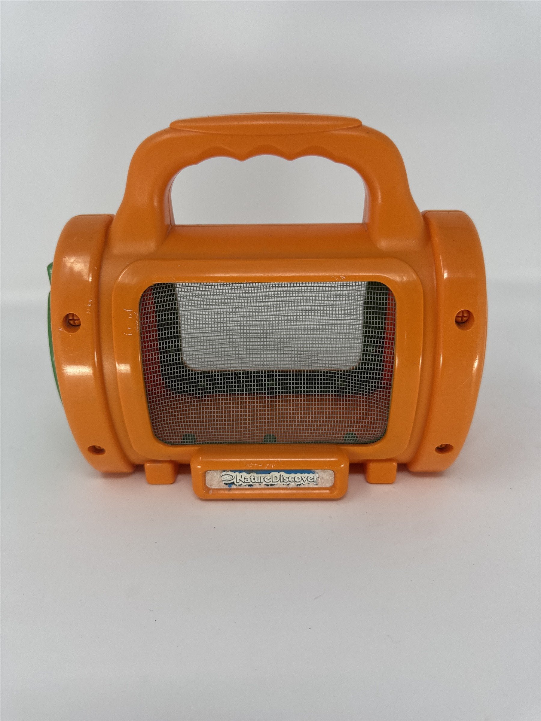 Vintage Nature Discover Bug Critter Habitat Butterfly Carrier Orange Toy
