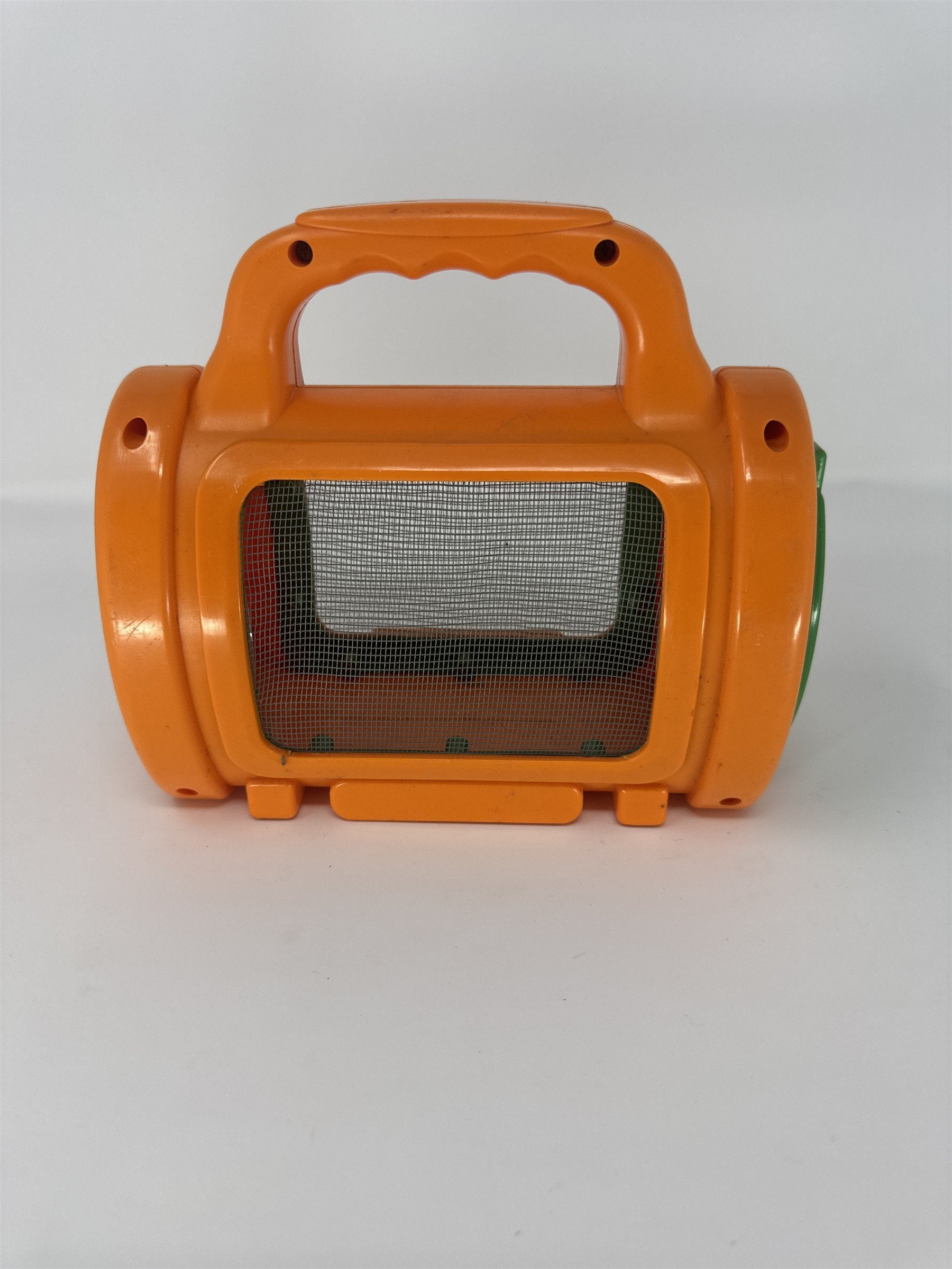 Vintage Nature Discover Bug Critter Habitat Butterfly Carrier Orange Toy