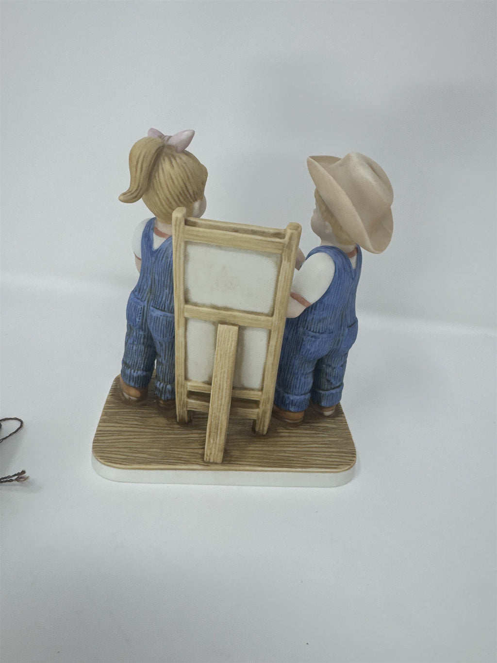 Home Interiors Denim Days Portrait of Debbie Figurine 15356-03 Artist Boy Girl