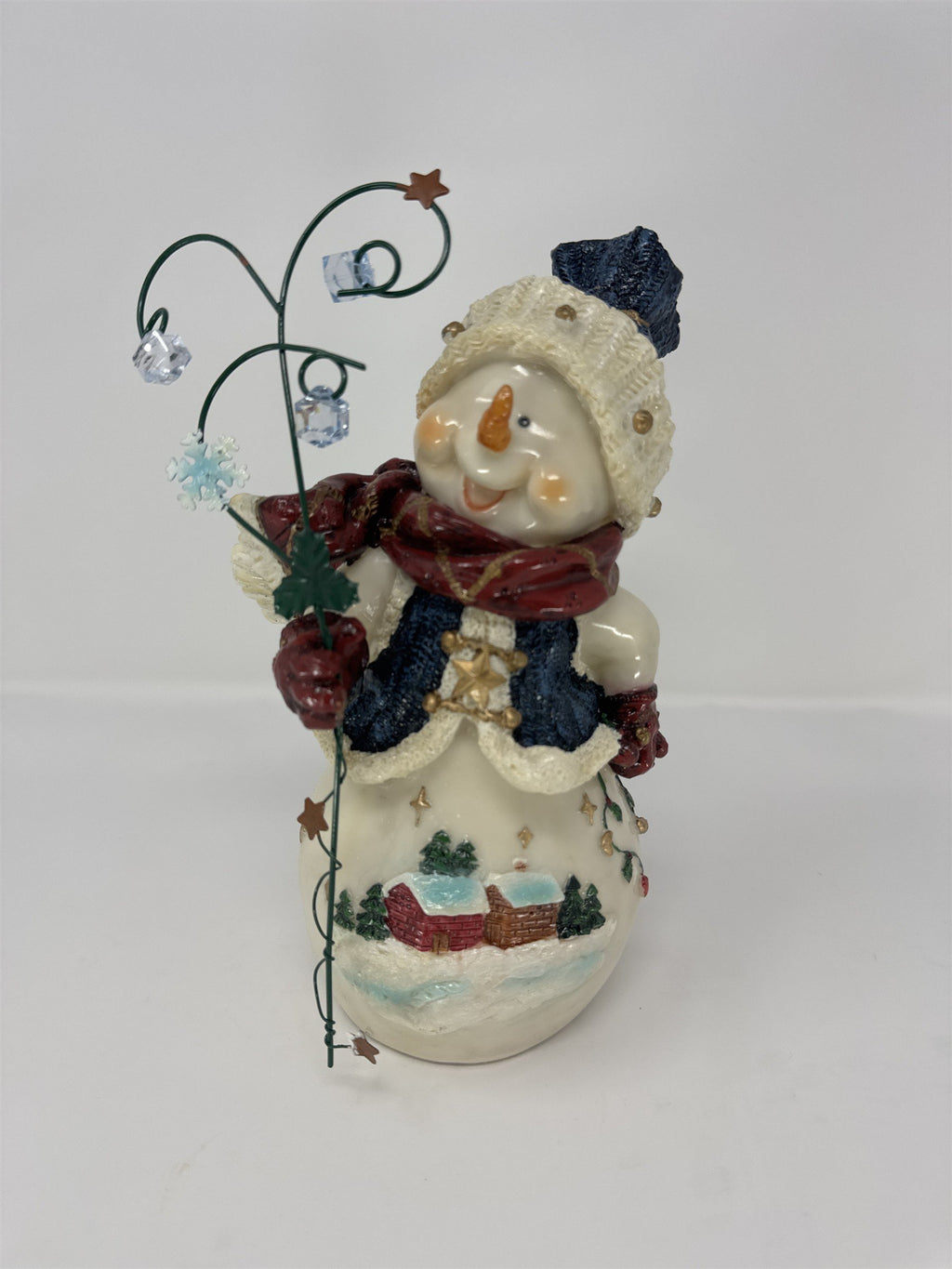 Home Interiors 57061 Snowman Pals Figurine Winter Scene Christmas Decor