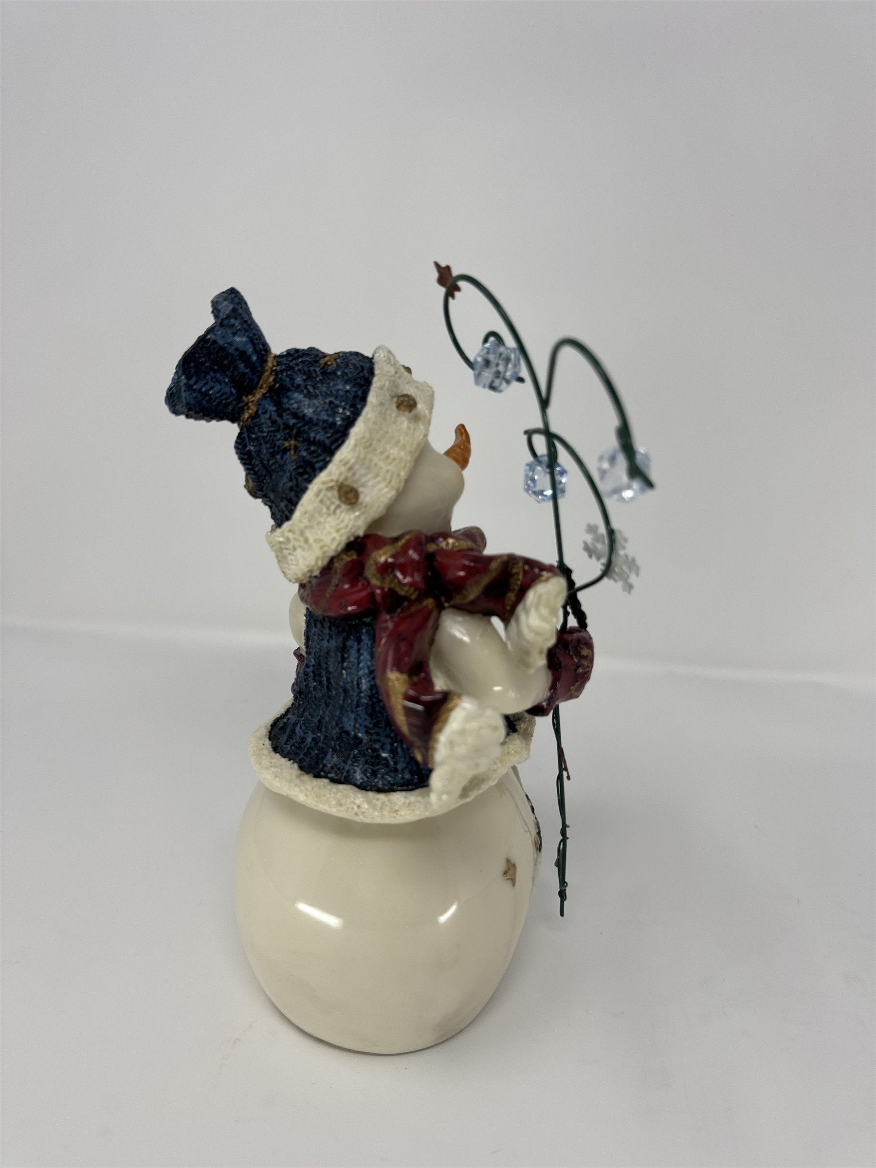 Home Interiors 57061 Snowman Pals Figurine Winter Scene Christmas Decor