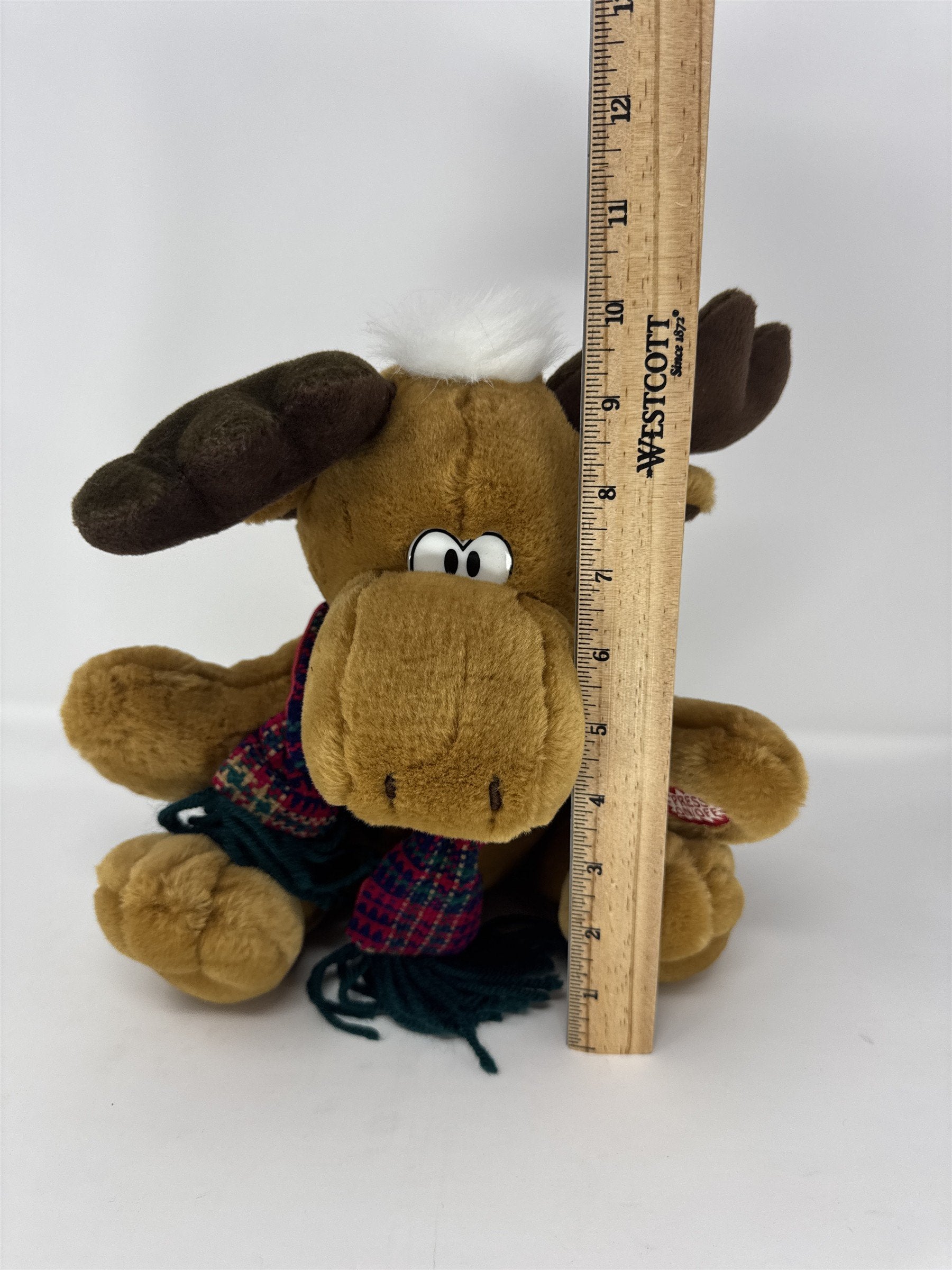 Singing Moose Plush 10" Grandma Got Run Over By A Reindeer Animated Christmas