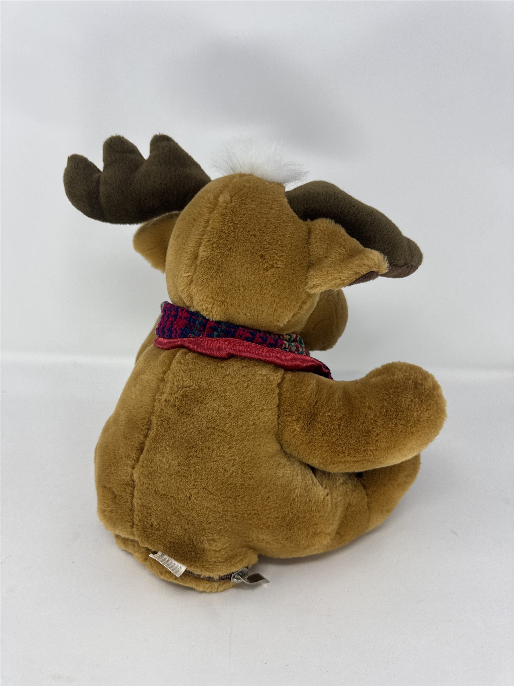 Singing Moose Plush 10" Grandma Got Run Over By A Reindeer Animated Christmas