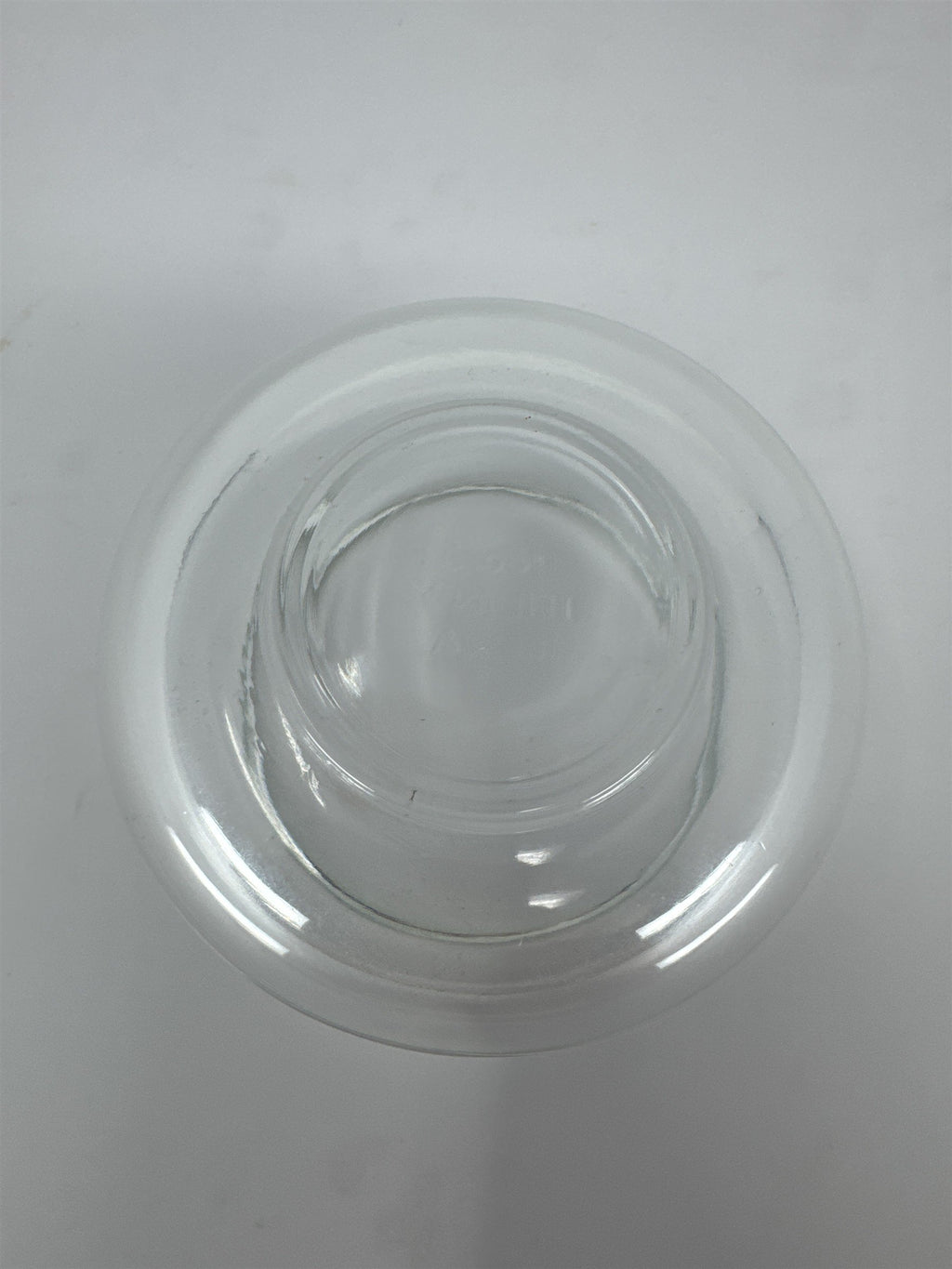 Vintage IDL Finger Sponge Bowl No. 3 Clear Glass Office Desk Library Made in USA