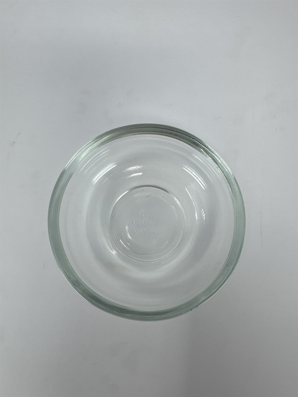 Vintage IDL Finger Sponge Bowl No. 3 Clear Glass Office Desk Library Made in USA