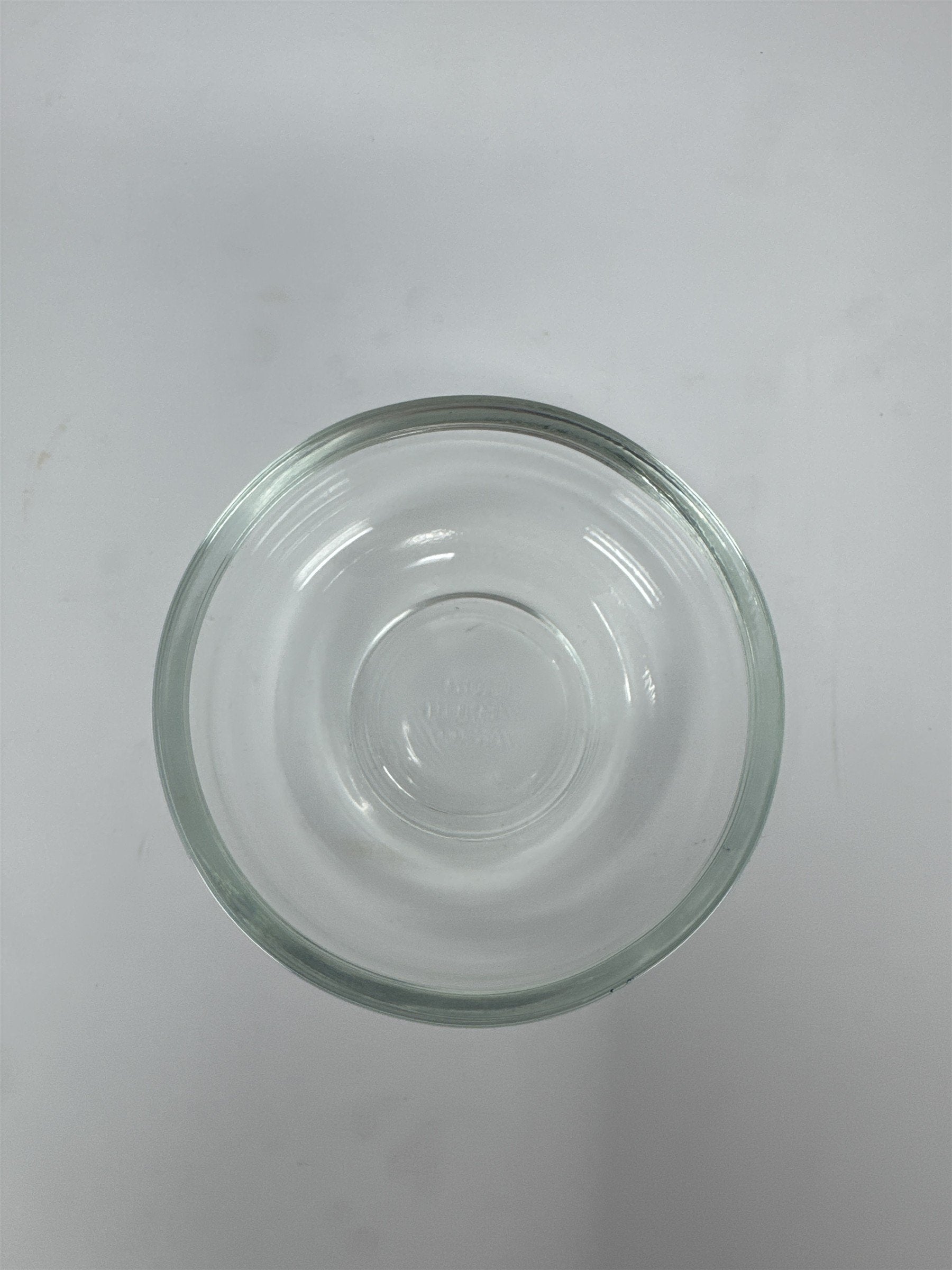 Vintage IDL Finger Sponge Bowl No. 3 Clear Glass Office Desk Library Made in USA