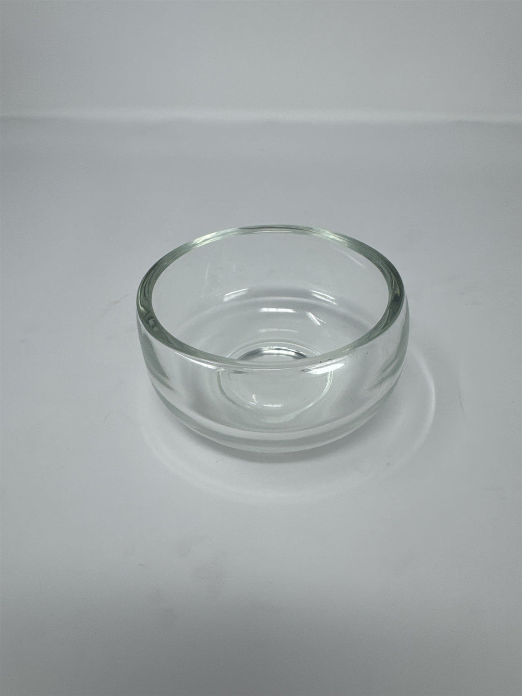 Vintage IDL Finger Sponge Bowl No. 3 Clear Glass Office Desk Library Made in USA