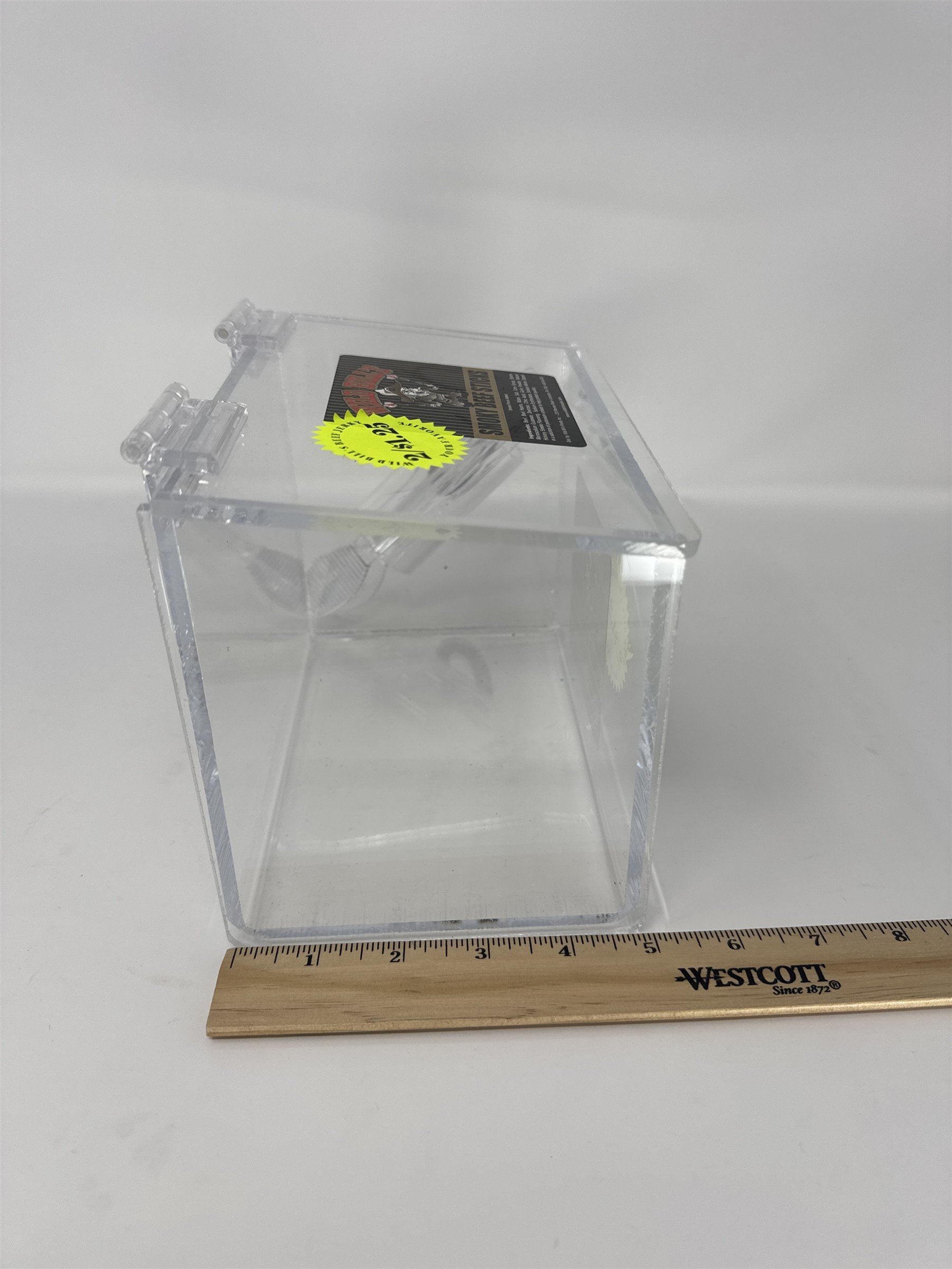 Wild Bill’s Acrylic Countertop Snack Candy Bin with Tongs Clear Display Box