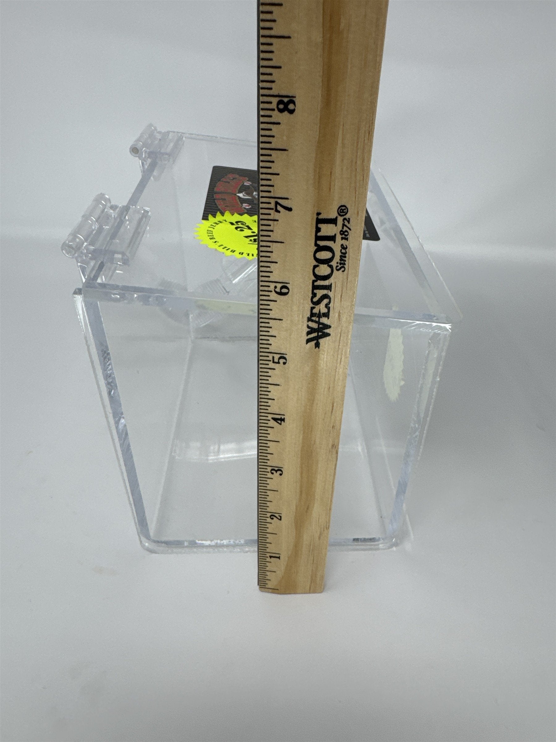 Wild Bill’s Acrylic Countertop Snack Candy Bin with Tongs Clear Display Box