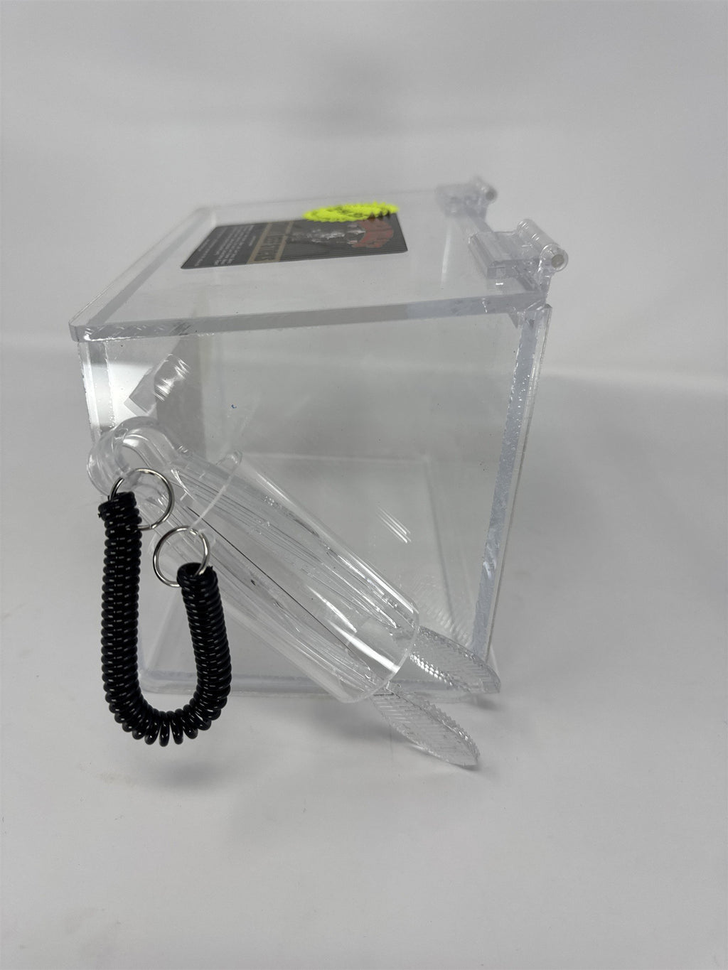 Wild Bill’s Acrylic Countertop Snack Candy Bin with Tongs Clear Display Box