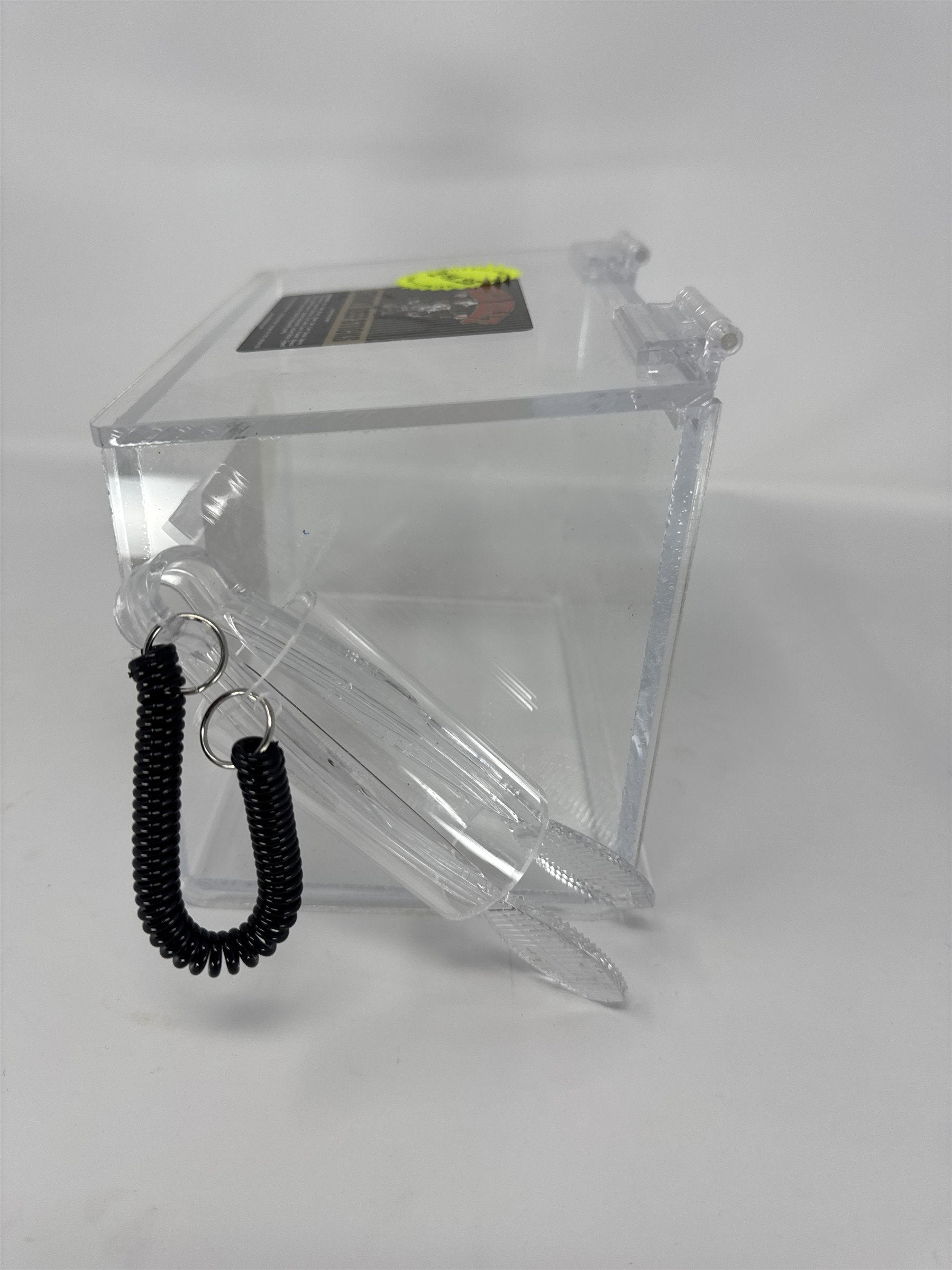 Wild Bill’s Acrylic Countertop Snack Candy Bin with Tongs Clear Display Box