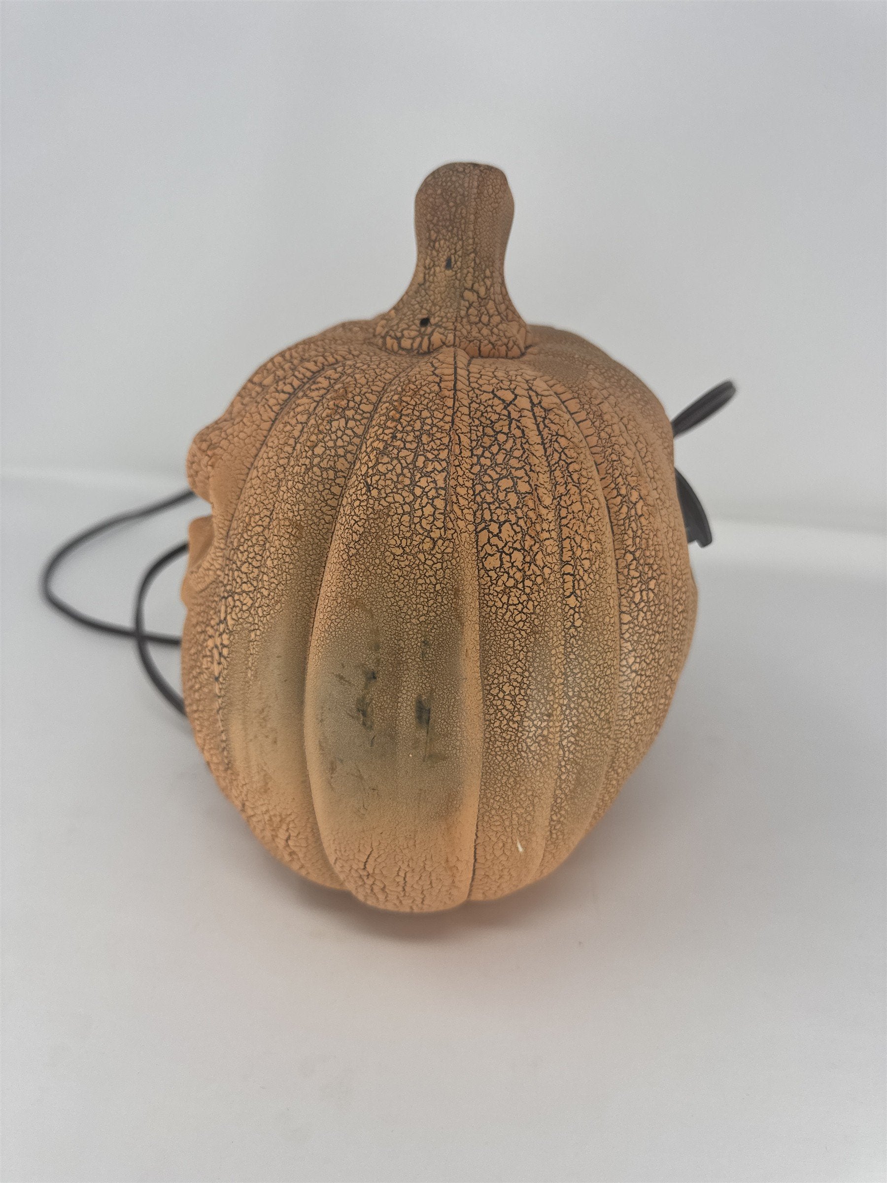 Vintage Scary Angry Pumpkin Jack-O-Lantern Light Up Blow Mold Halloween Decor