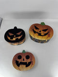 Halloween Nesting Gift Boxes Set of 3 Pumpkin Jack O Lantern Treat Boxes 9"