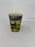 C. Grove Halloween Black Cat Holographic Plastic Cup 3D 16oz Party Decor 5"