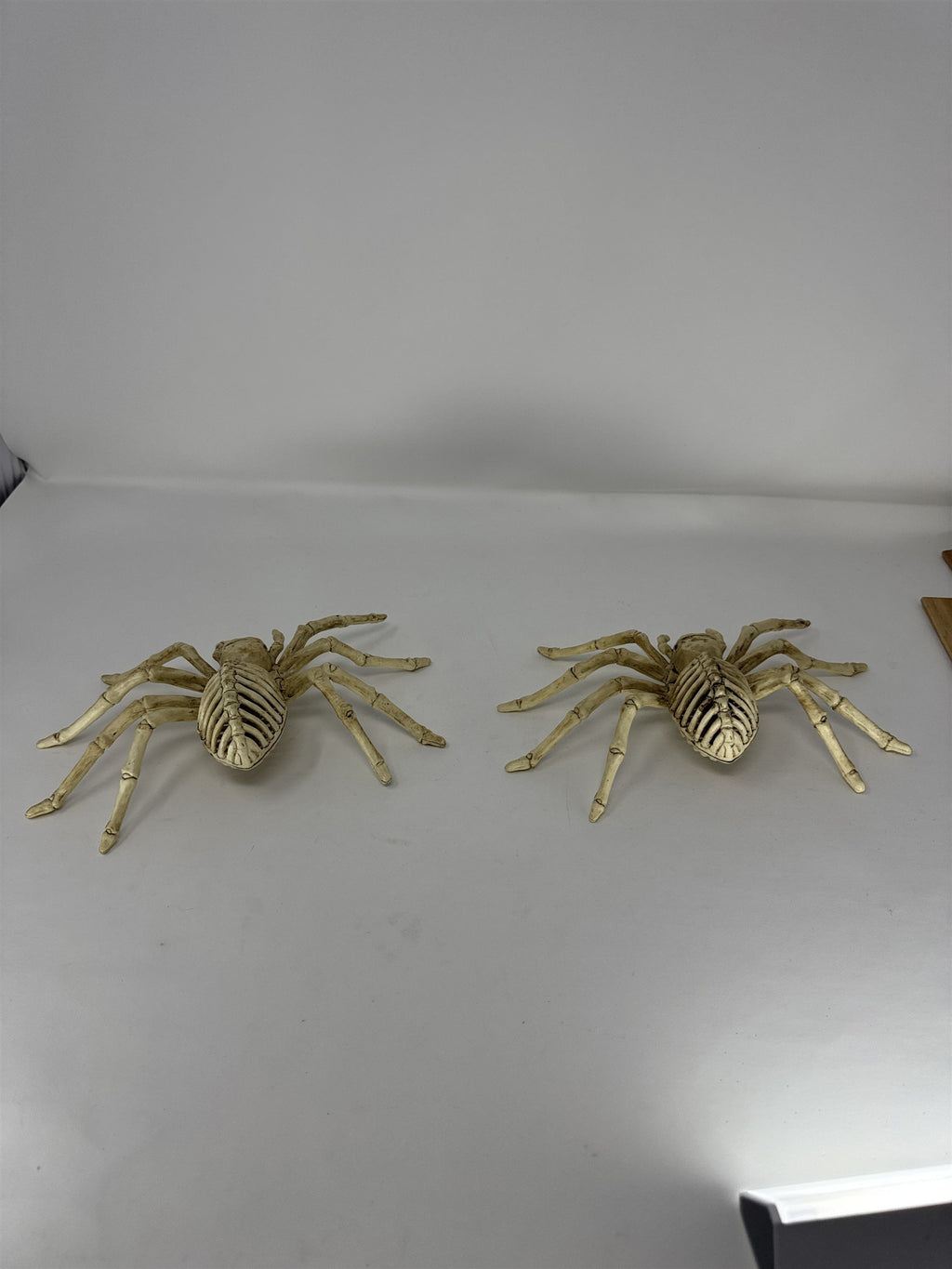 Halloween Spider Skeleton Props Pair Creepy Crawler Haunted House Decor