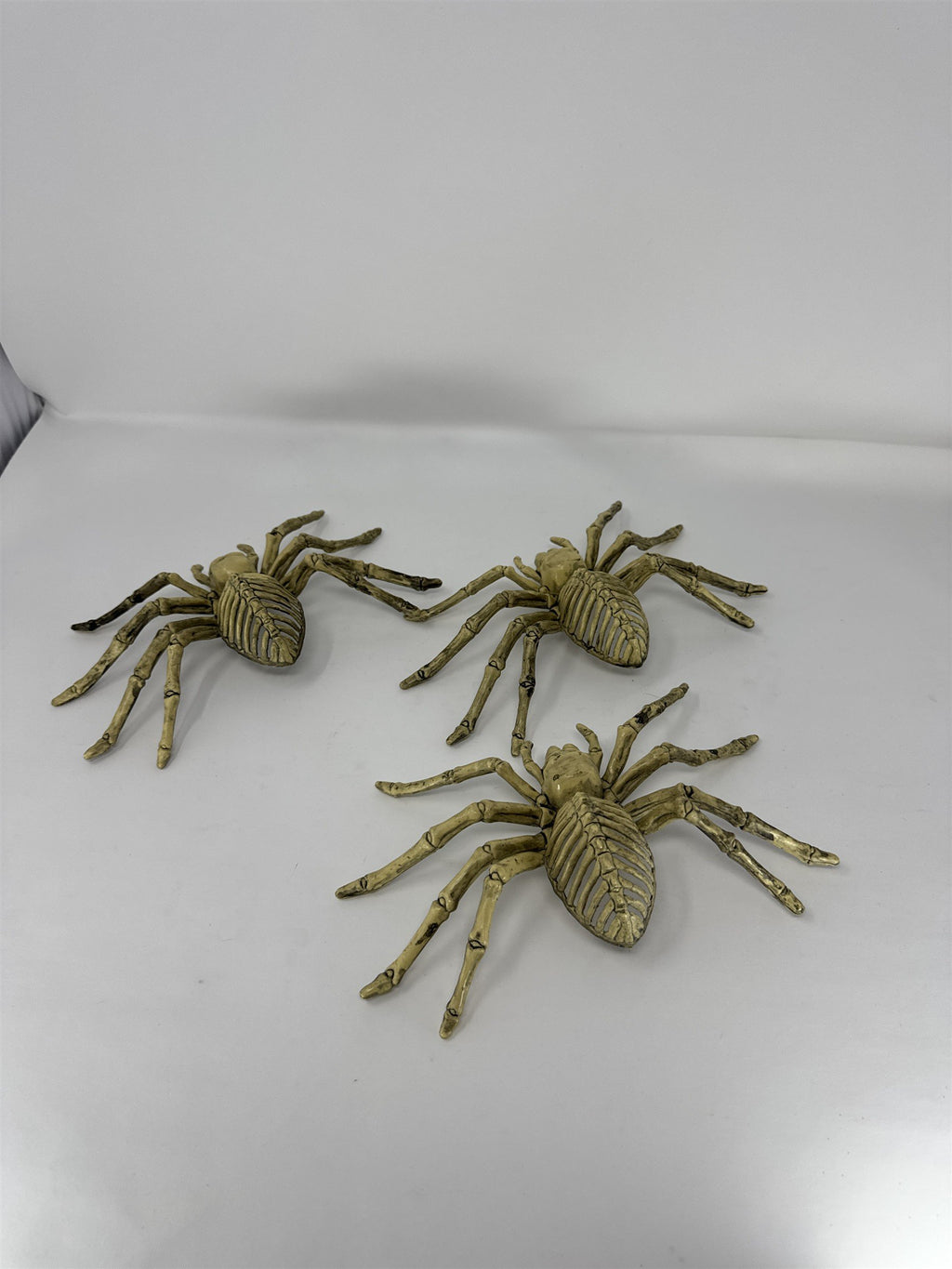 Halloween Spider Skeleton Props Lot of 3 Creepy Crawler Haunted House Decor