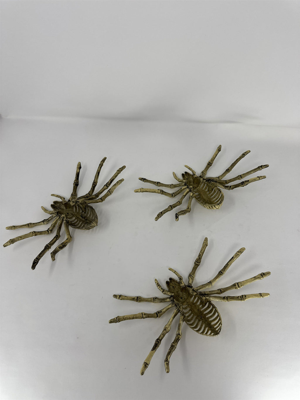 Halloween Spider Skeleton Props Lot of 3 Creepy Crawler Haunted House Decor