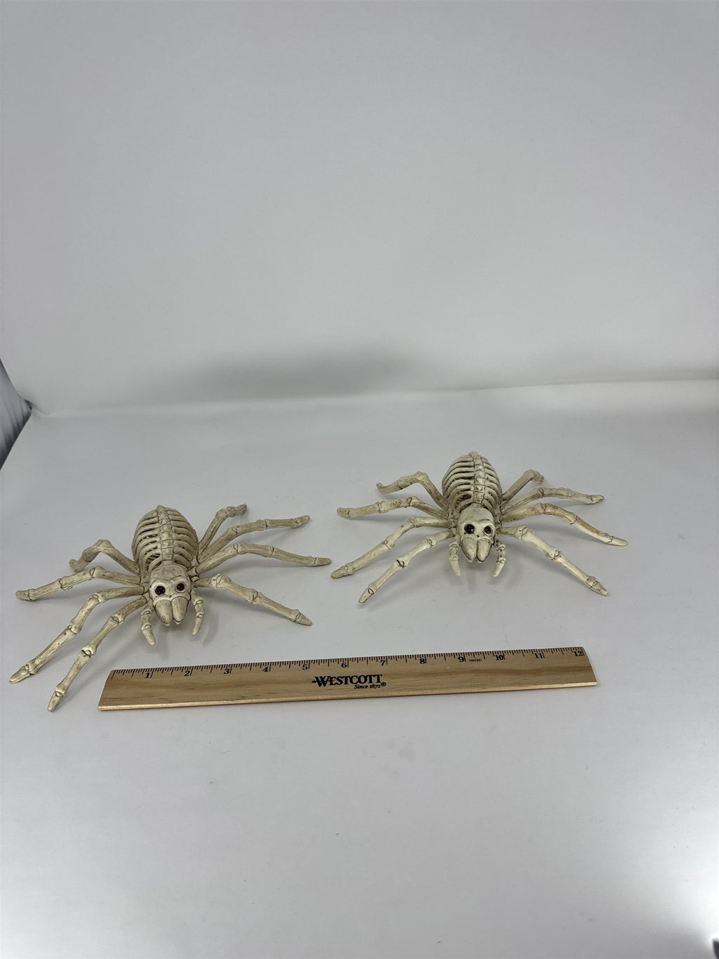 Halloween Spider Skeleton Props Set of 2 Creepy Crawler Haunted House Decor
