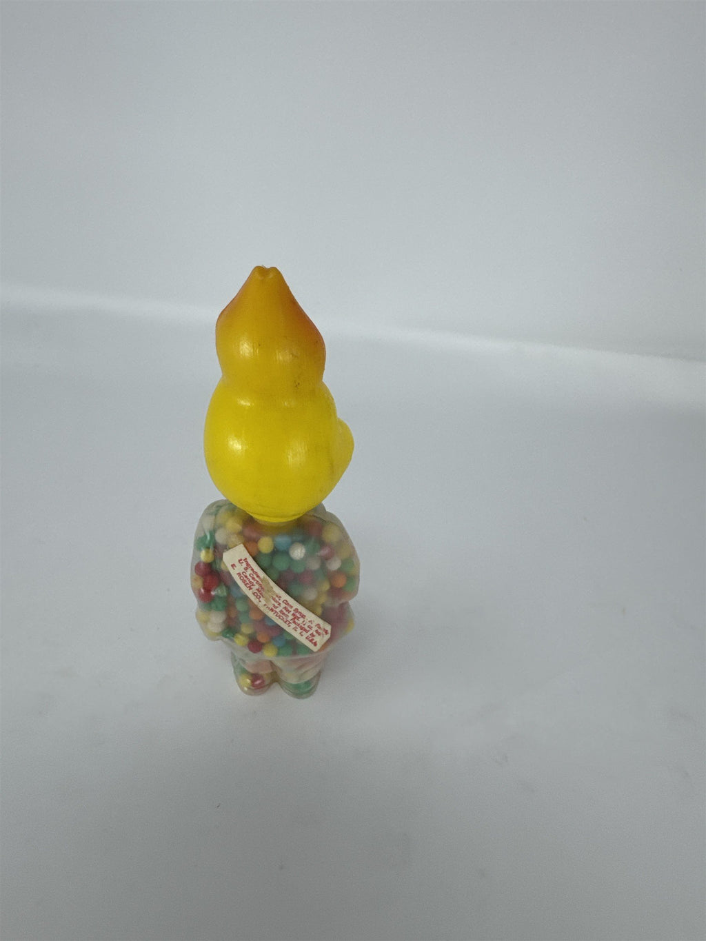 Vintage 1960s E Rosen Easter Bunny Candy Container Plastic Toy Kitsch 4.5"