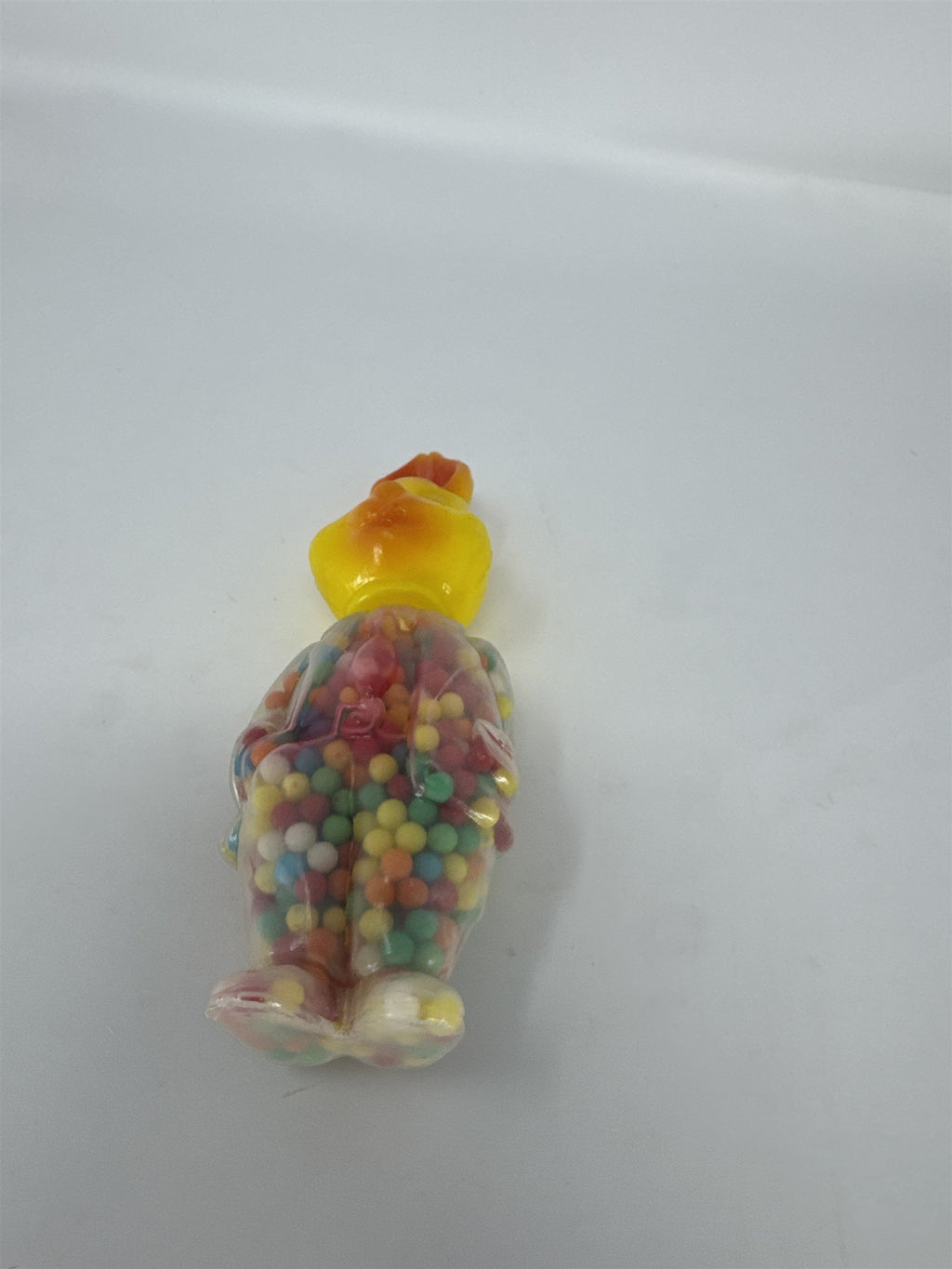 Vintage 1960s E Rosen Easter Bunny Candy Container Plastic Toy Kitsch 4.5"