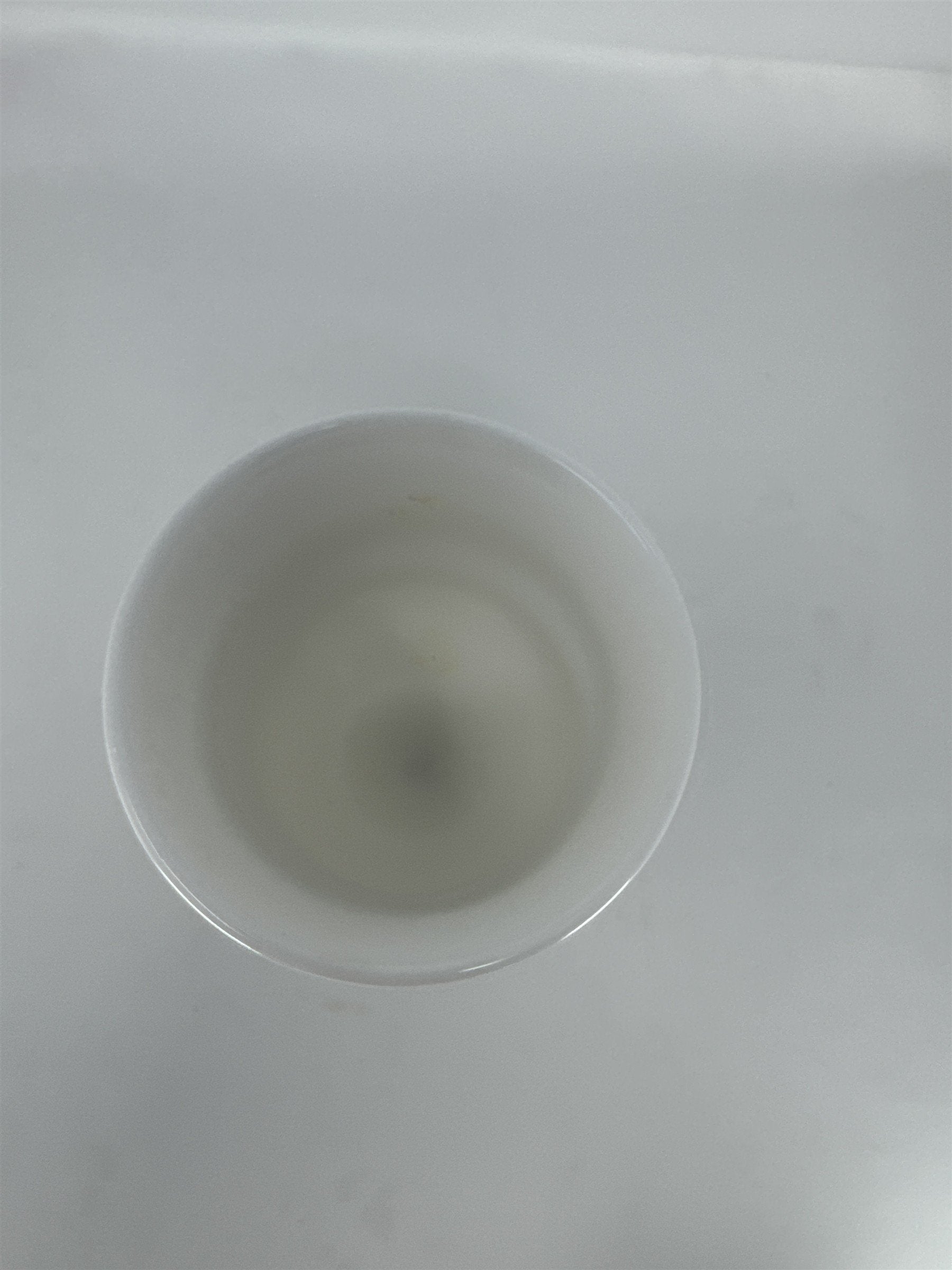 Vintage White Milk Glass Goblet Diamond Point Pattern Wine Water Chalice 6"