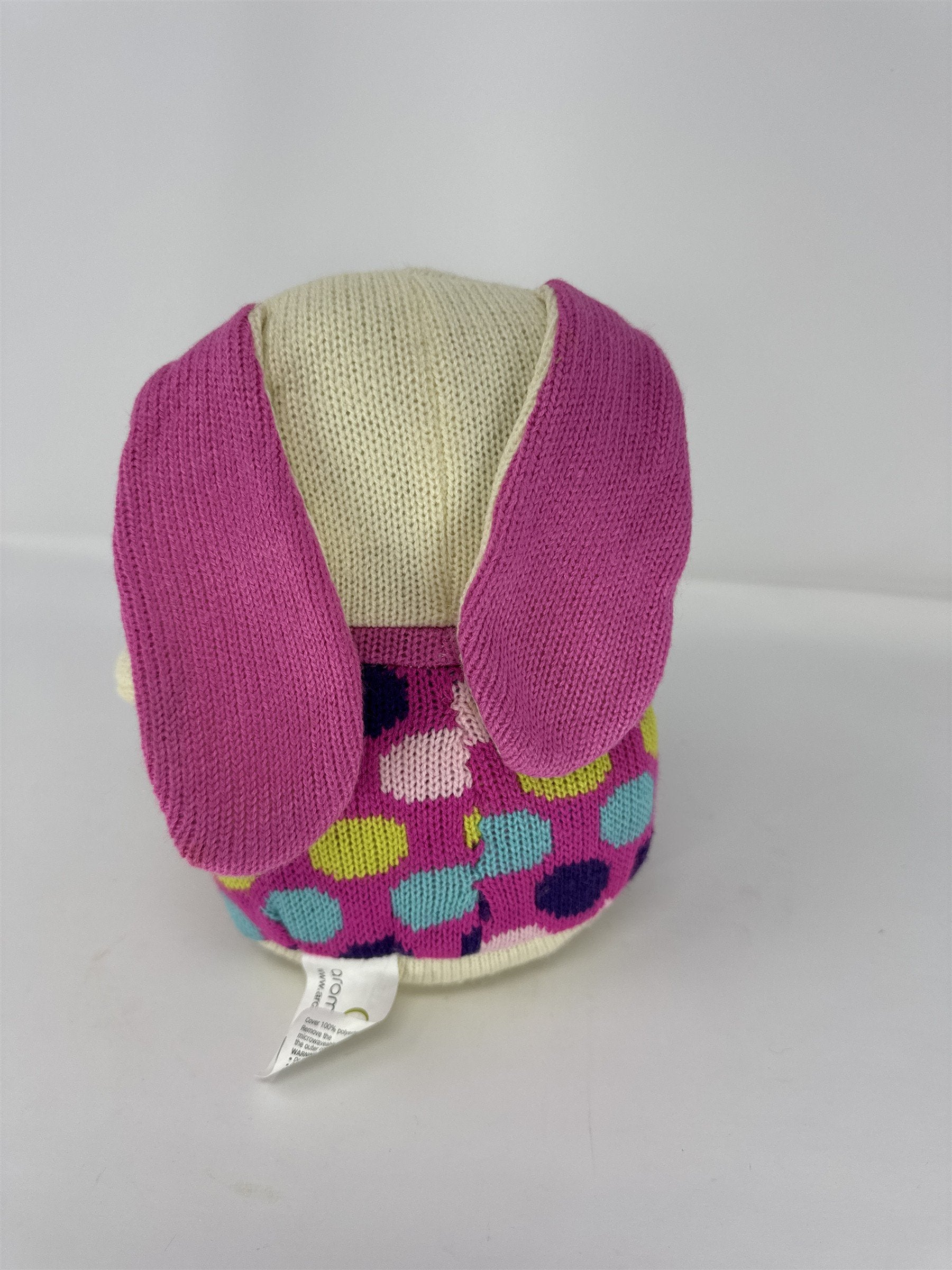 Aroma Home Easter Bunny Plush Hot Water Bottle Cover Microwavable Warmer