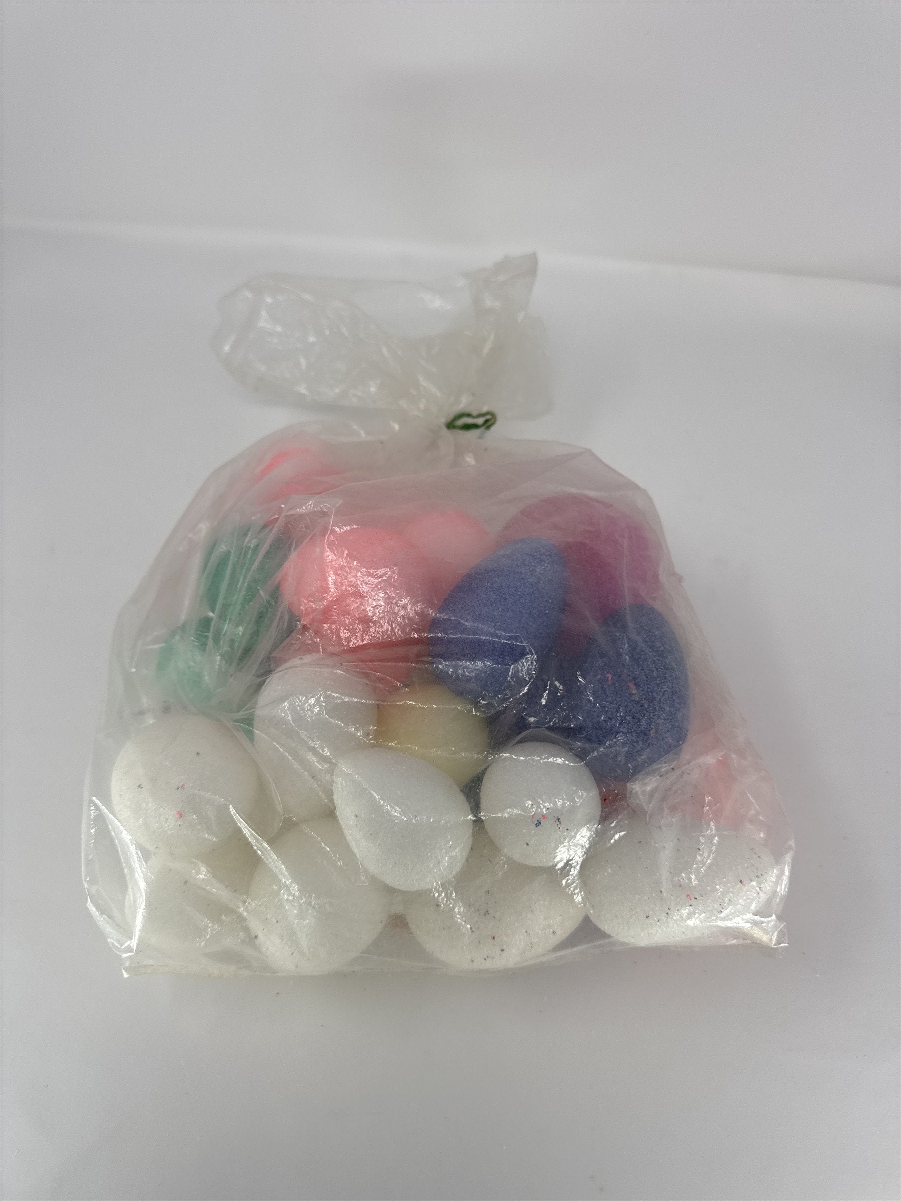 Easter Egg Home Decor Lot Foam Eggs Vase Filler Craft Supplies Vintage