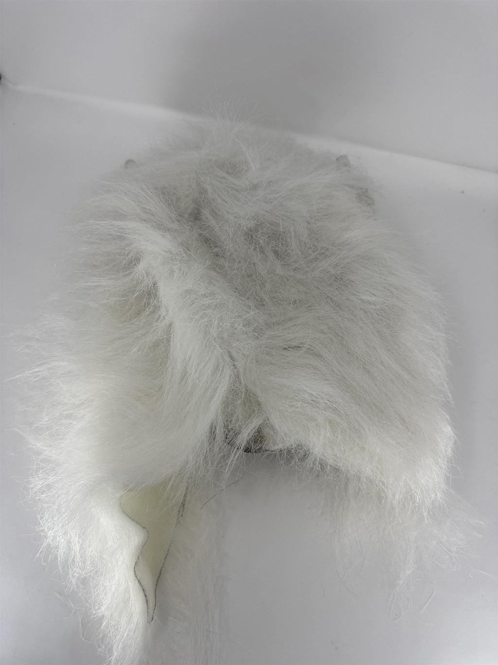 Vintage White Werewolf Mask Halloween Yeti Abominable Snowman Furry Monster Vtg