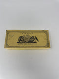 Vintage J & P Coats Spool Cotton Thread Empty Box Fast Black Advertising 8.5"